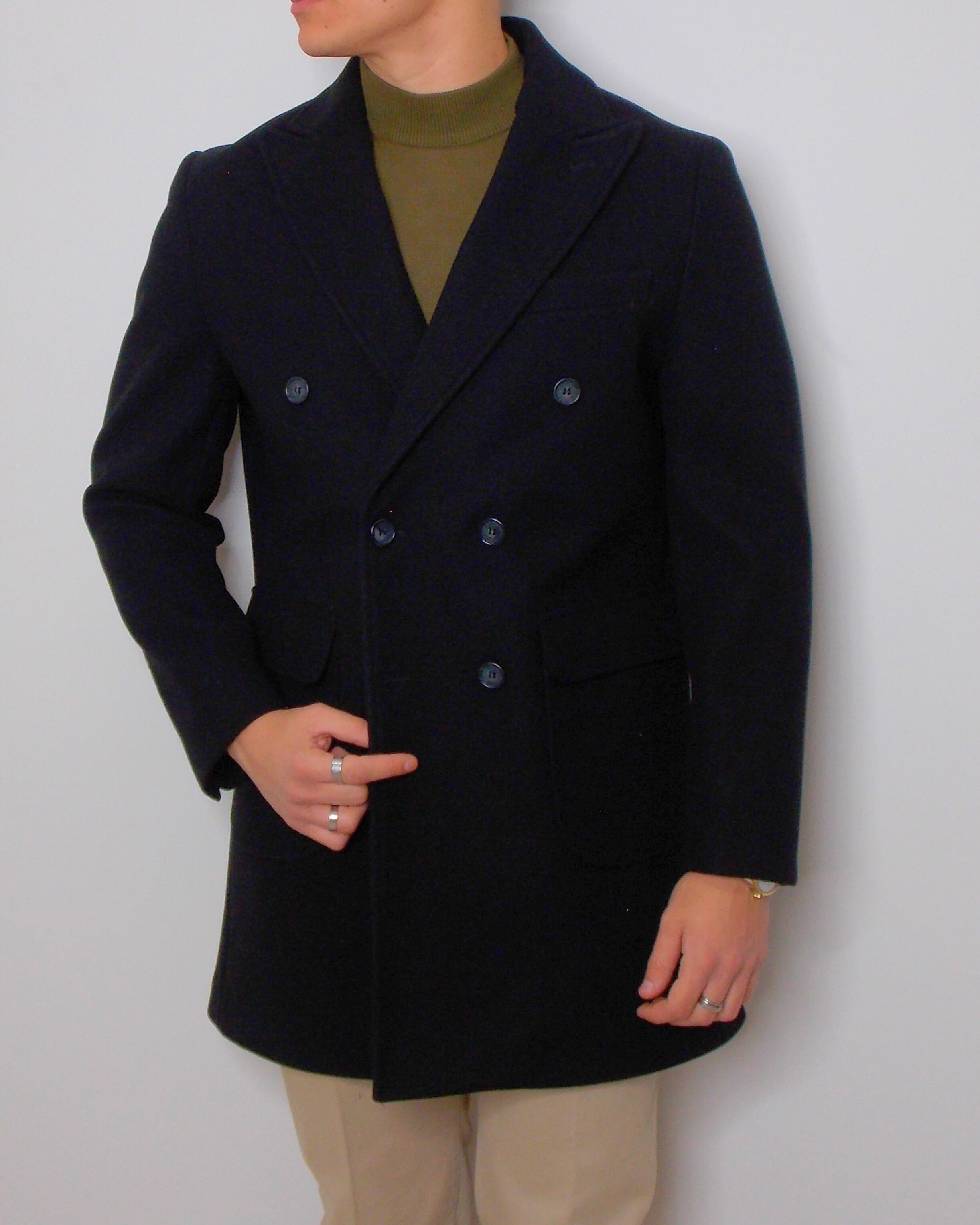 VALERIO VALENTINO CAPPOTTO D/P DI LANA LM203