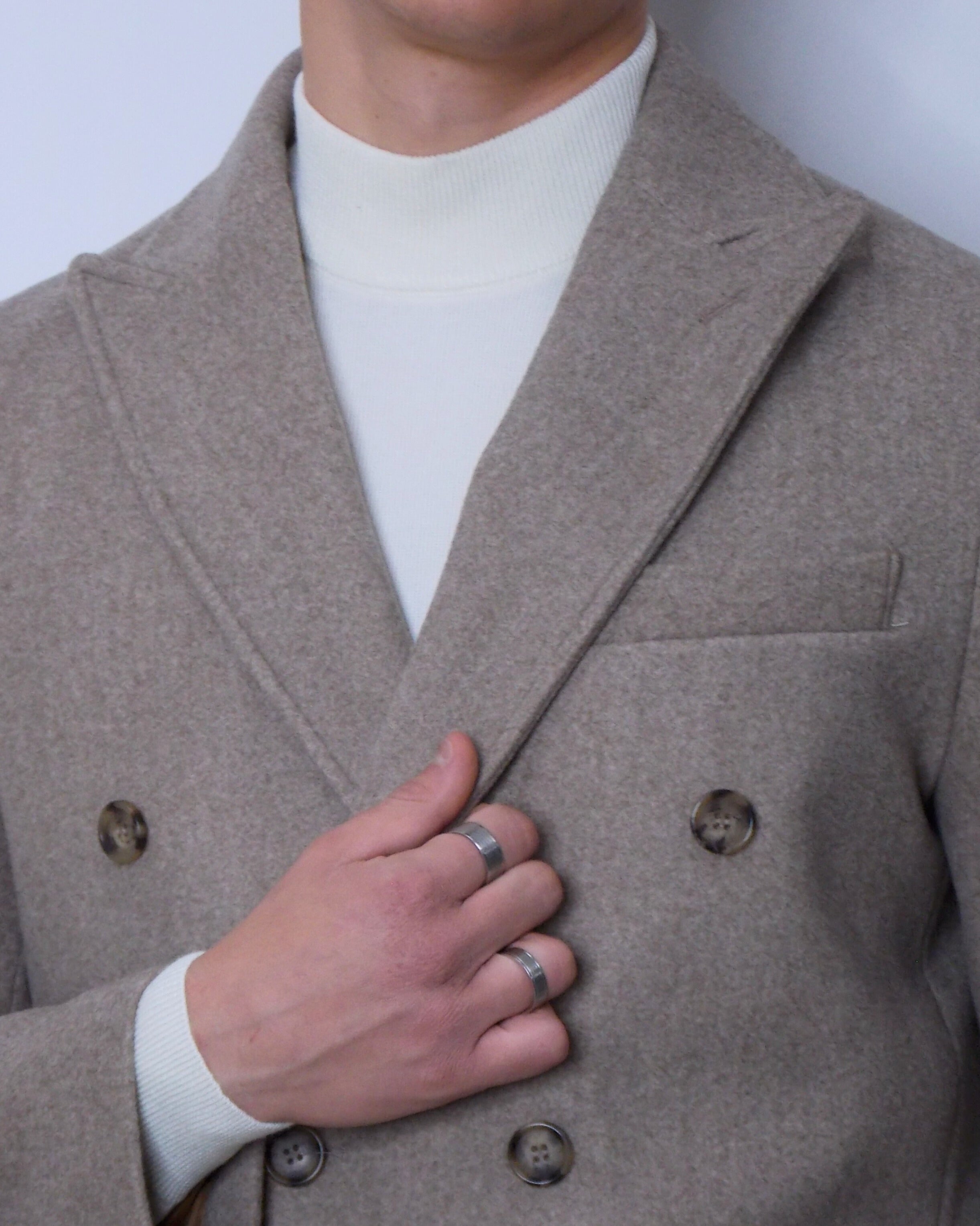 VALERIO VALENTINO CAPPOTTO D/P DI LANA LM203