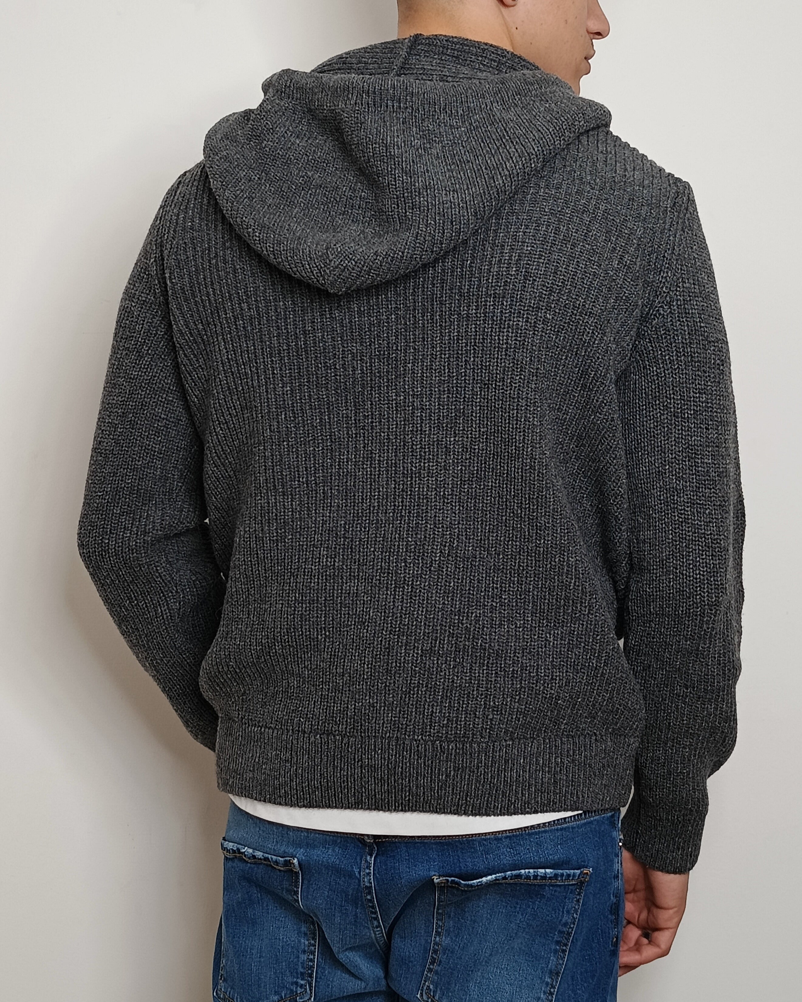 VALDICHIARA FELPA IN LANA CON CAPPUCCIO