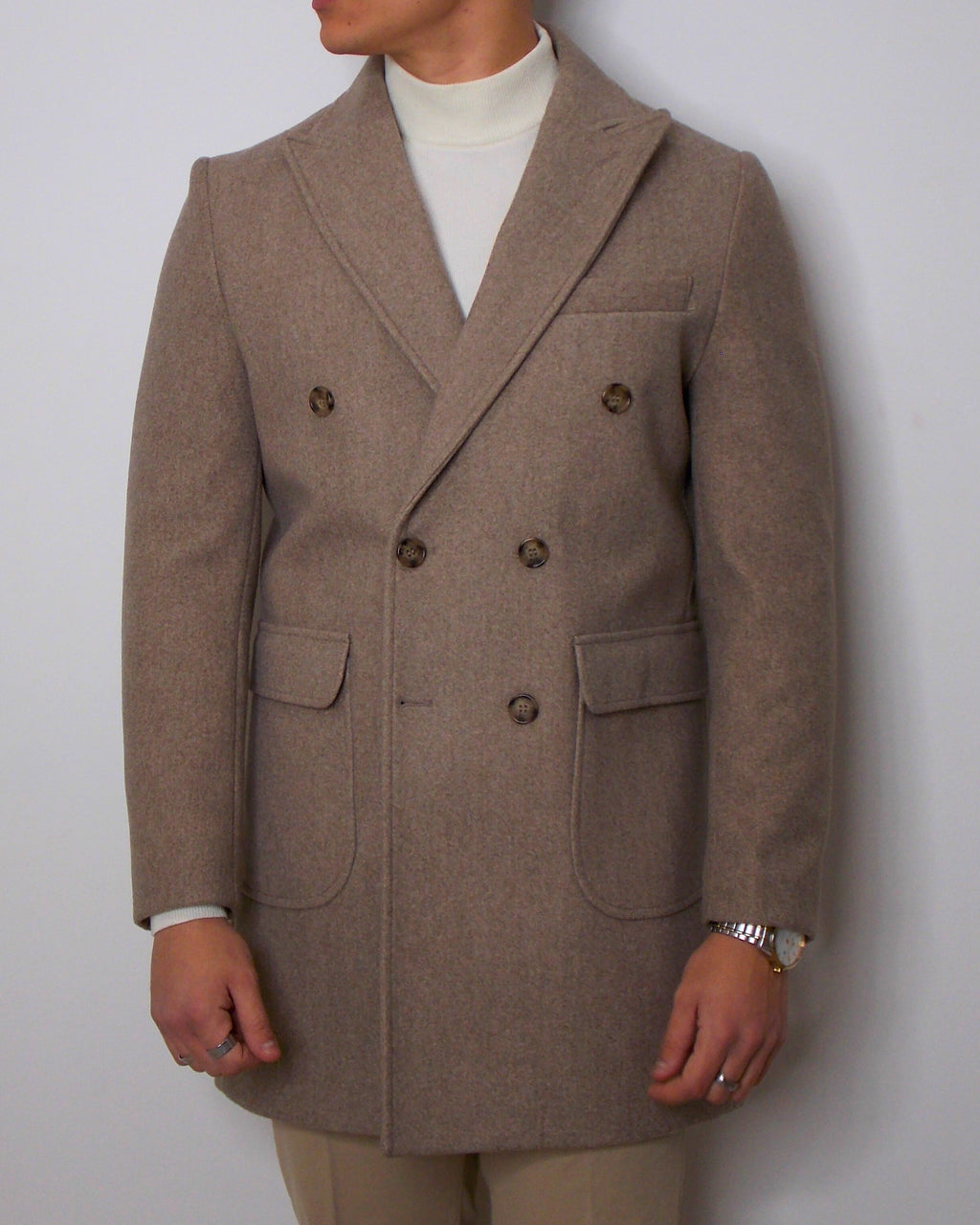 VALERIO VALENTINO CAPPOTTO D/P DI LANA LM203