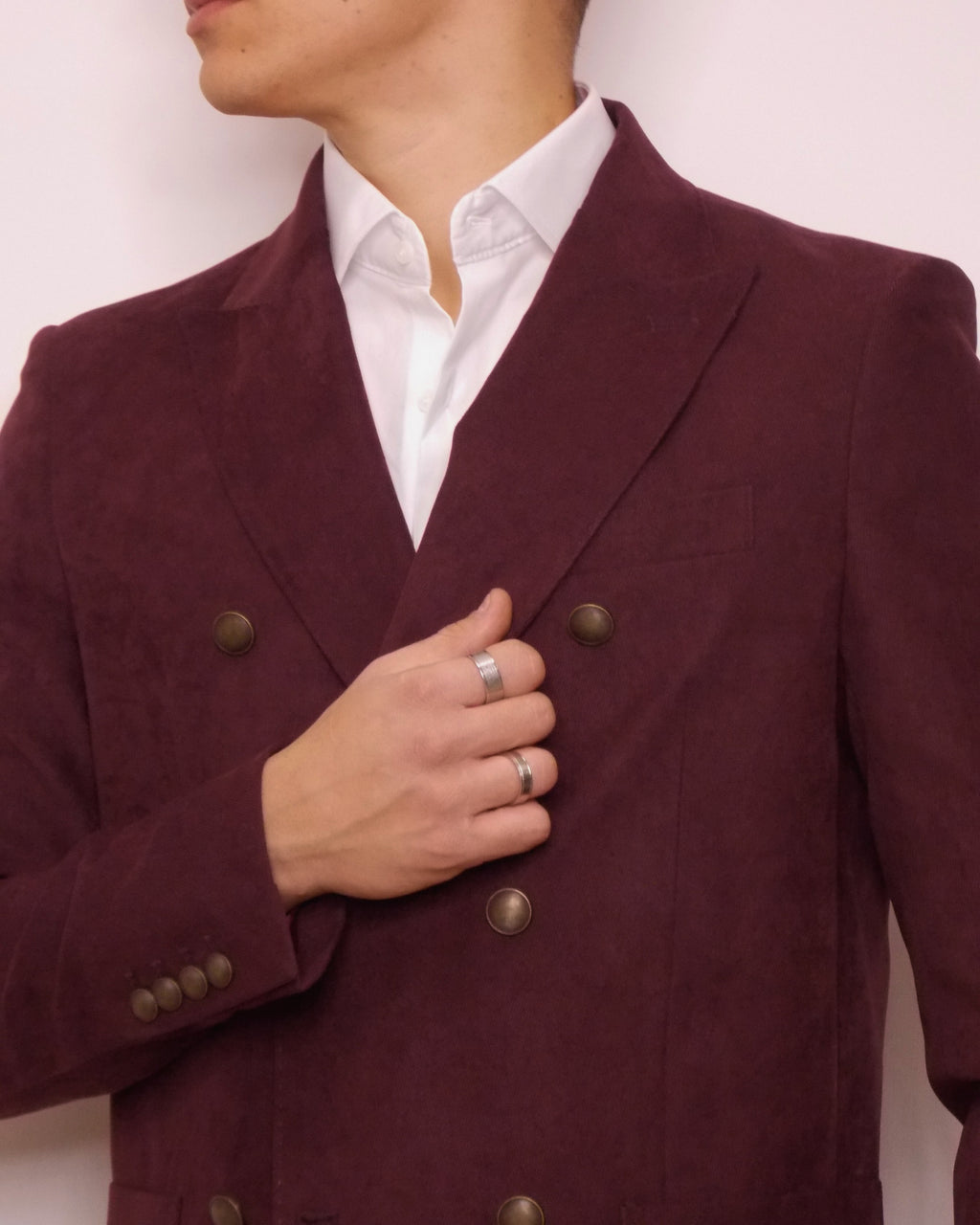 MARCONILS GIACCA DOPPIO PETTO CILIEGIO