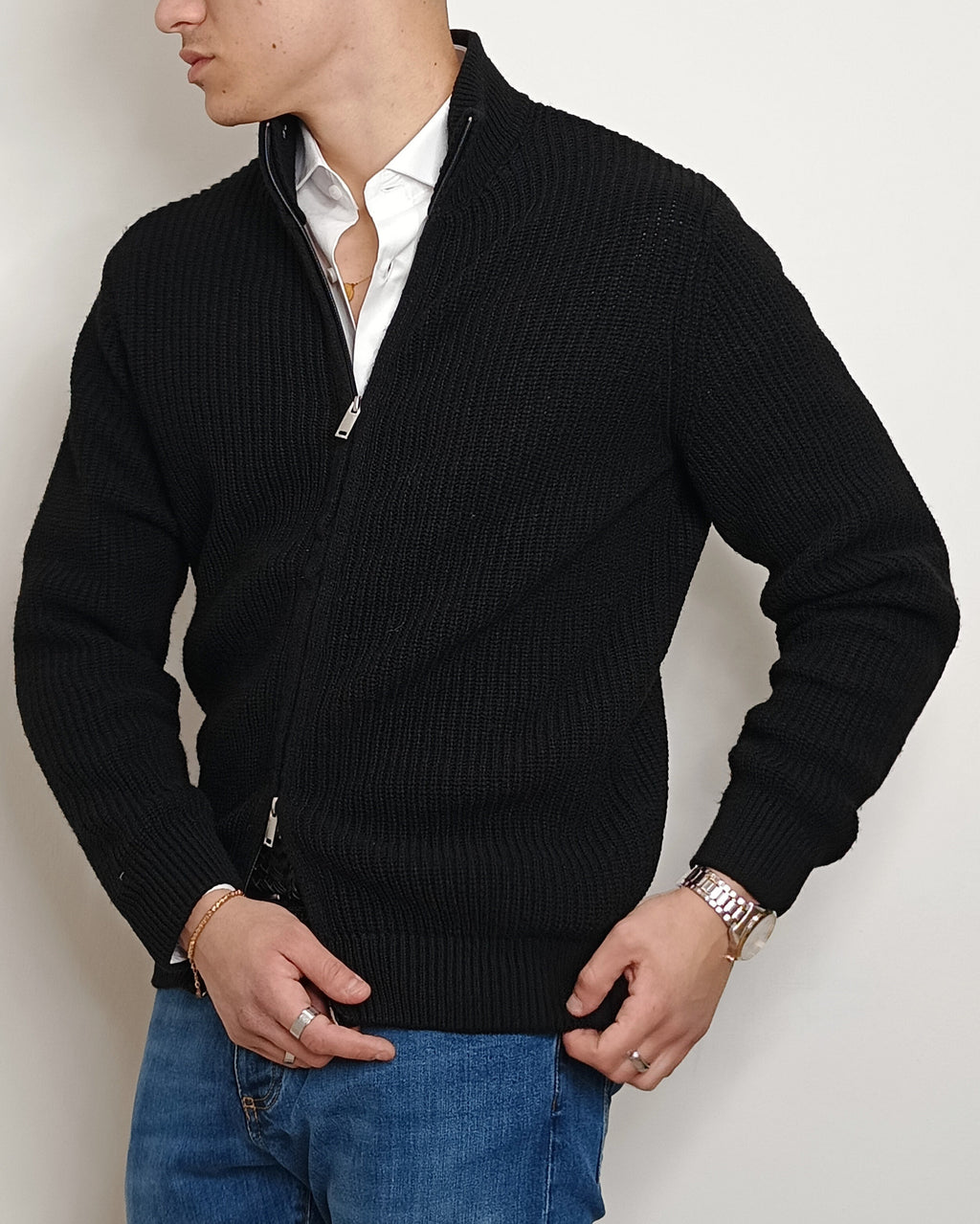 VALDICHIARA FULL ZIP LANA 1007