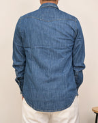 DOPPIAVVI CAMICIA TEXASD DENIM MADREPERLA