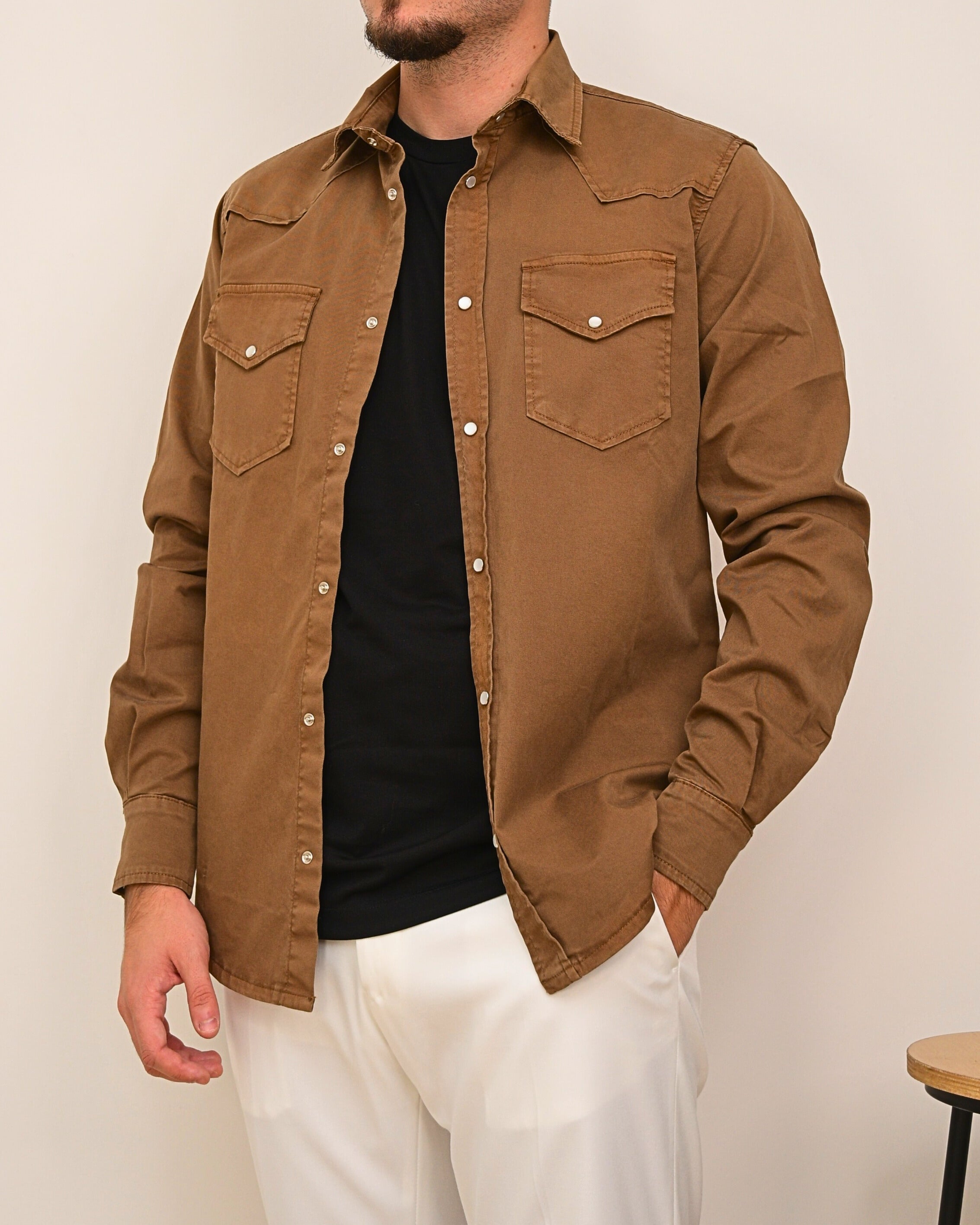 DOPPIAVVI CAMICIA TEXAS GAMBARINE