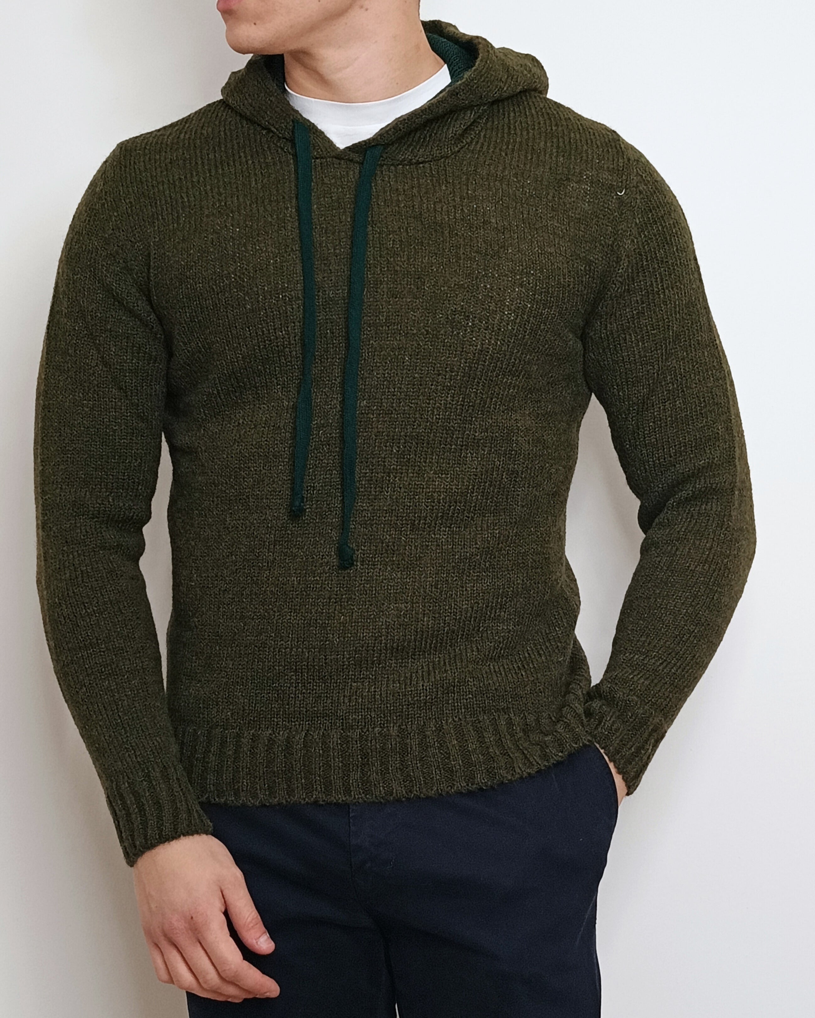 DOPPIAVVI MAGLIA CON CAPPUCCIO IRON24