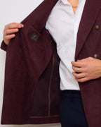 MARCONILS GIACCA DOPPIO PETTO CILIEGIO