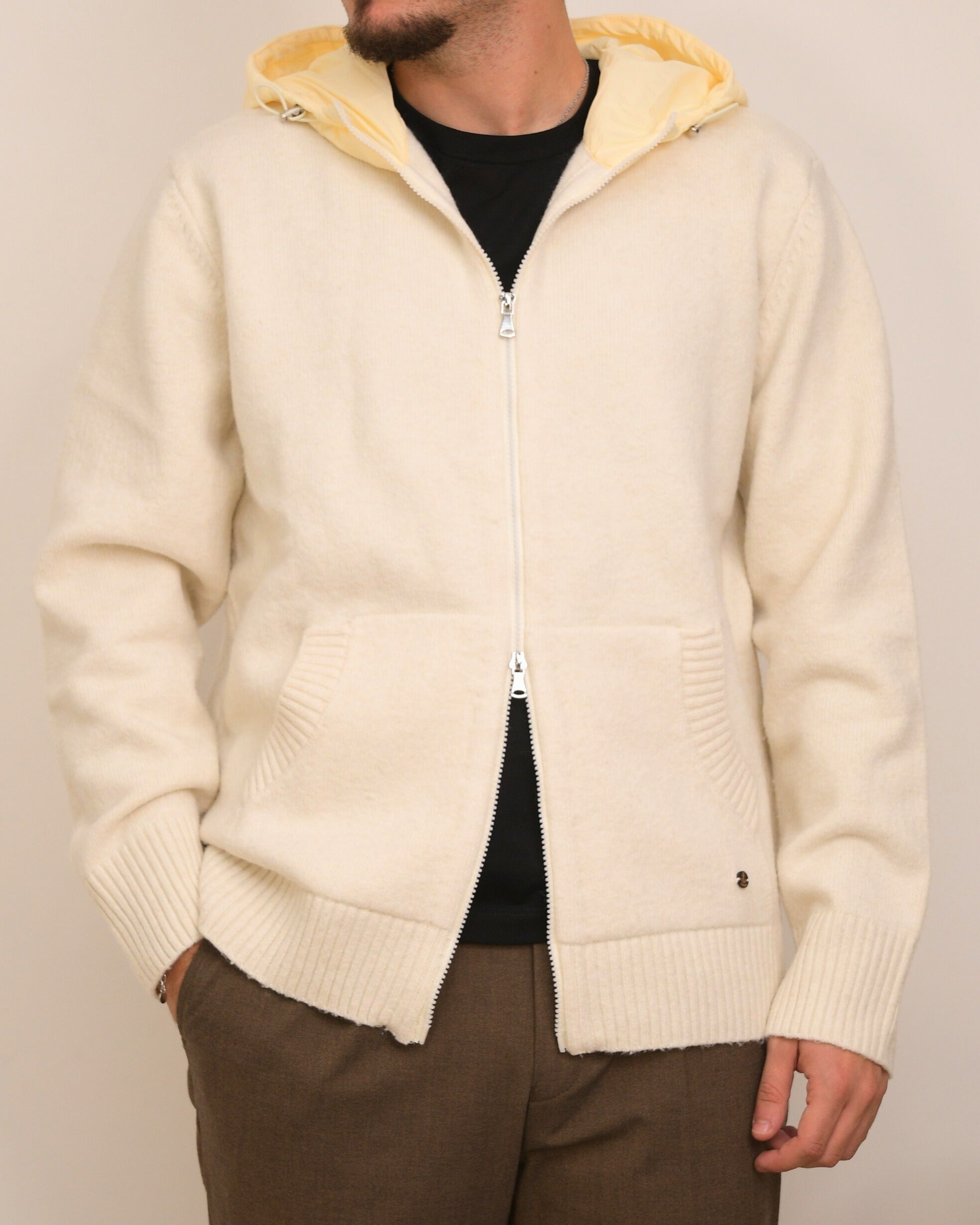 IMPURE MAGLIA ZIP LANA QUINN