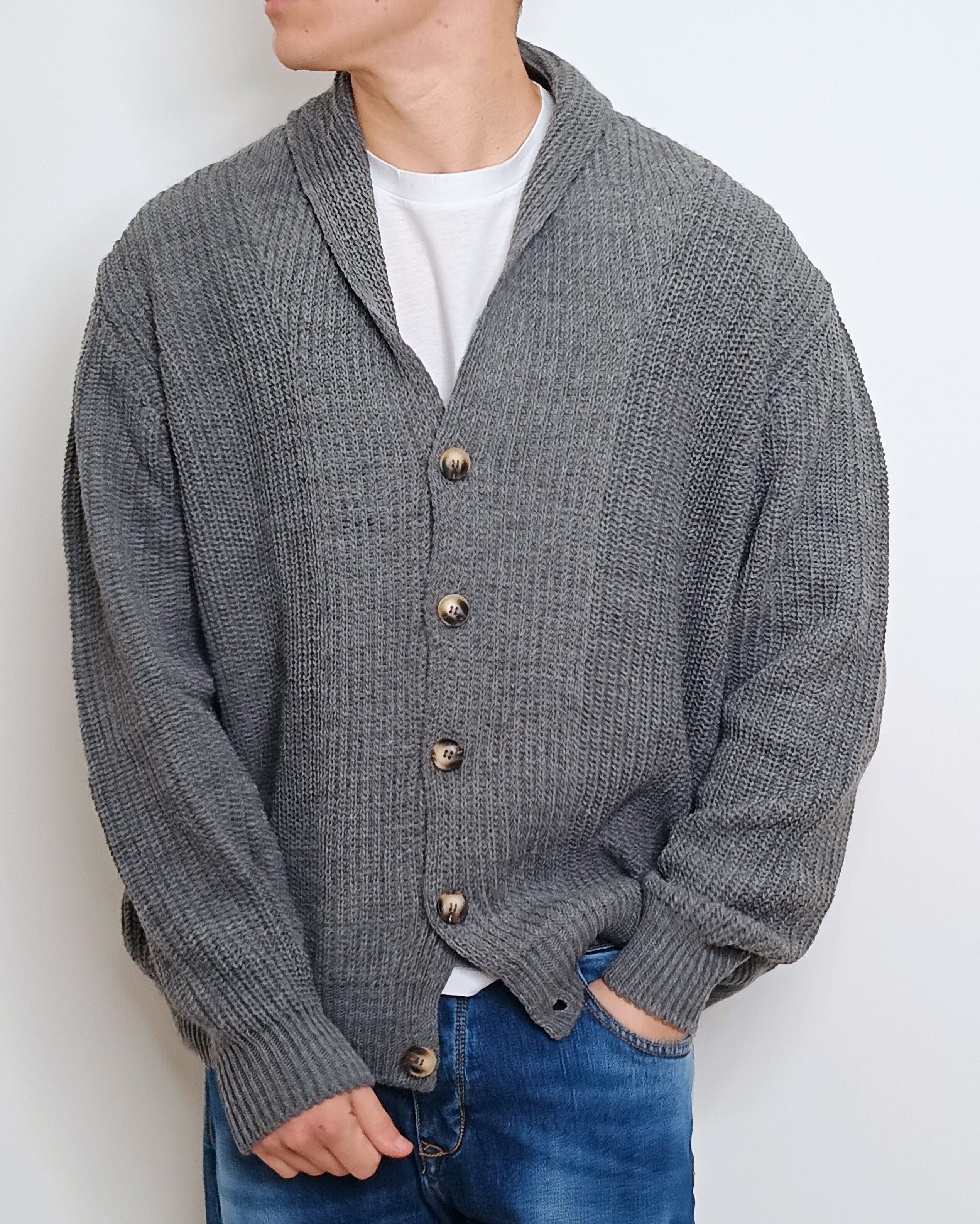 LUCA NOVI CARDIGAN OVERSIZE COLCARD