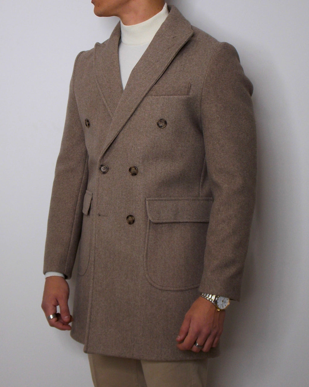 VALERIO VALENTINO CAPPOTTO D/P DI LANA LM203