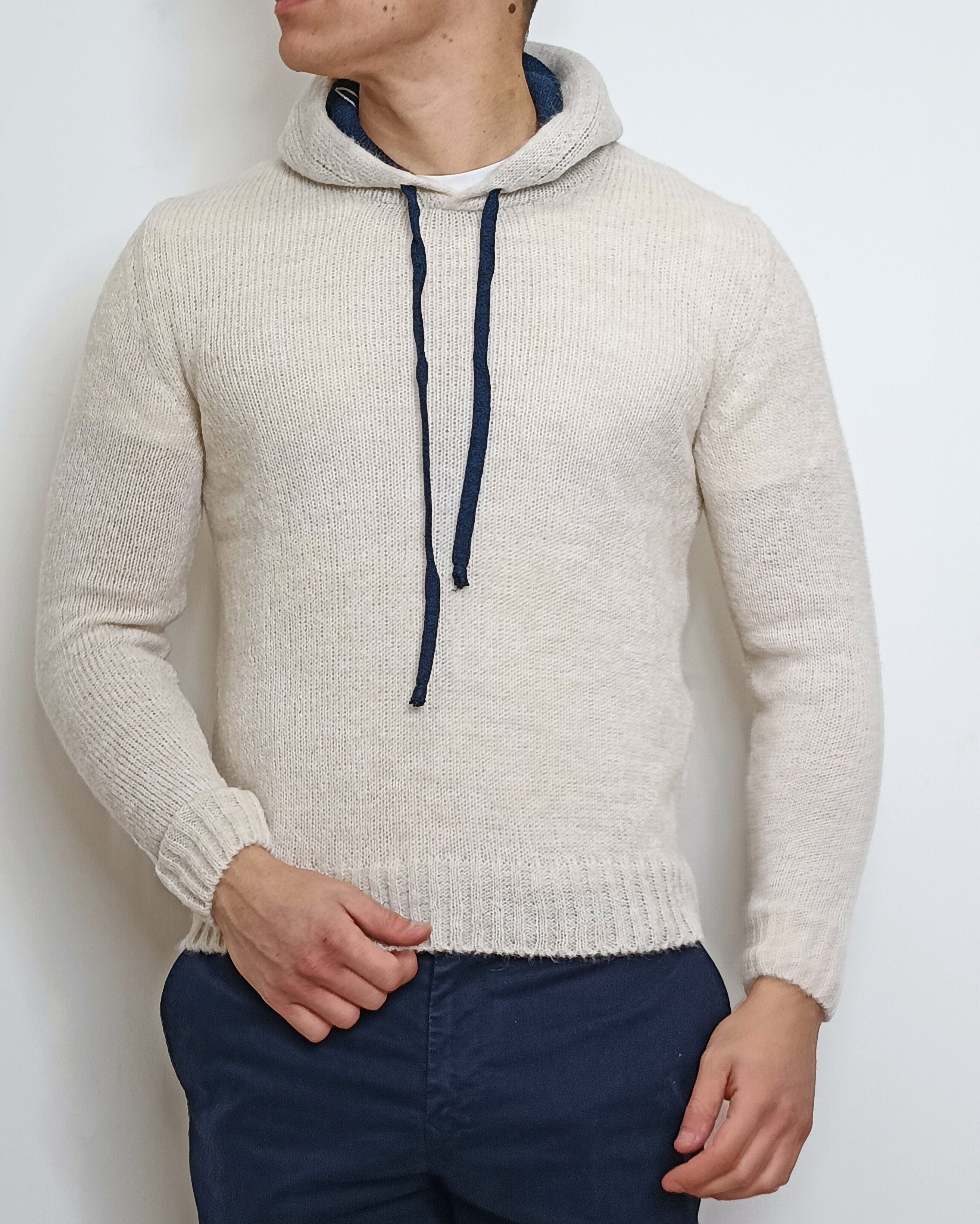 DOPPIAVVI MAGLIA CON CAPPUCCIO IRON24