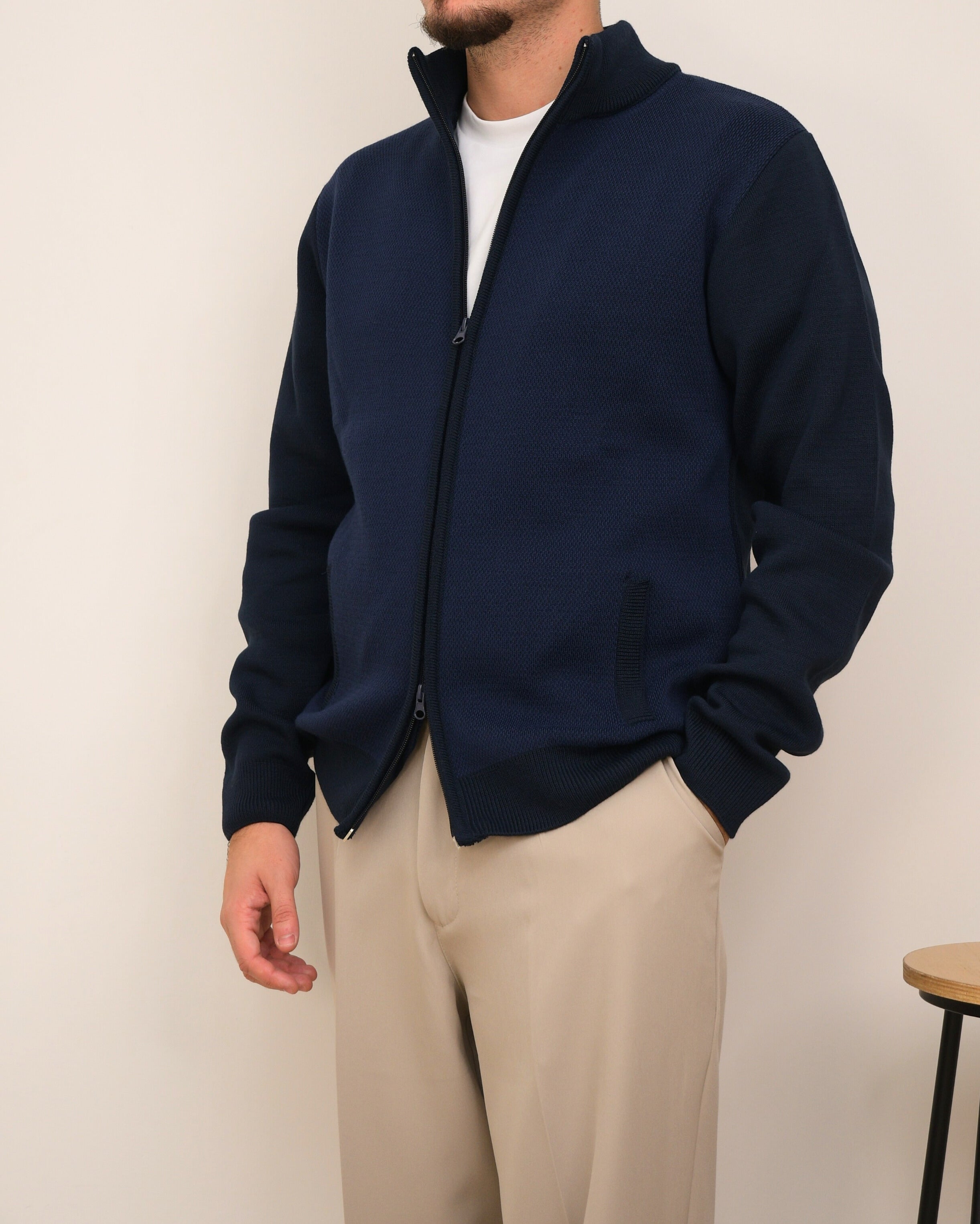 SQUAD MAGLIA ZIP LANA MICRO MA408