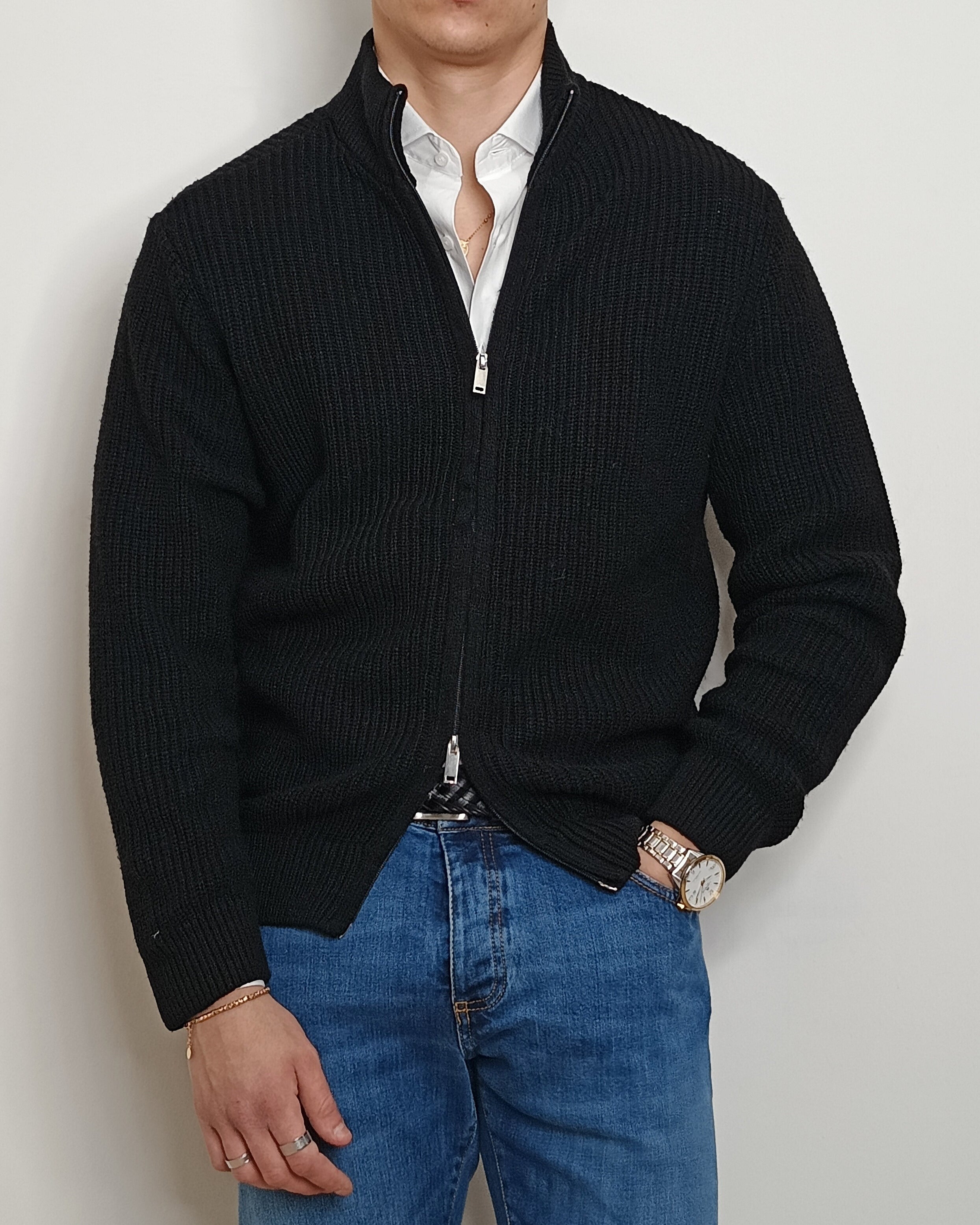 VALDICHIARA FULL ZIP LANA 1007