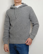 VALDICHIARA FELPA IN LANA CON CAPPUCCIO