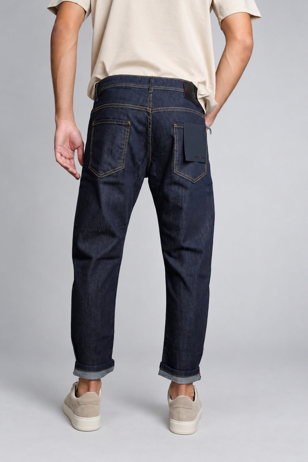 DENIM MOD SKYNNY DENIM SCURO - PATRICK E SON
