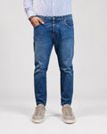 JEANS CAPRI 5TSK DENIM STONE - CRACK