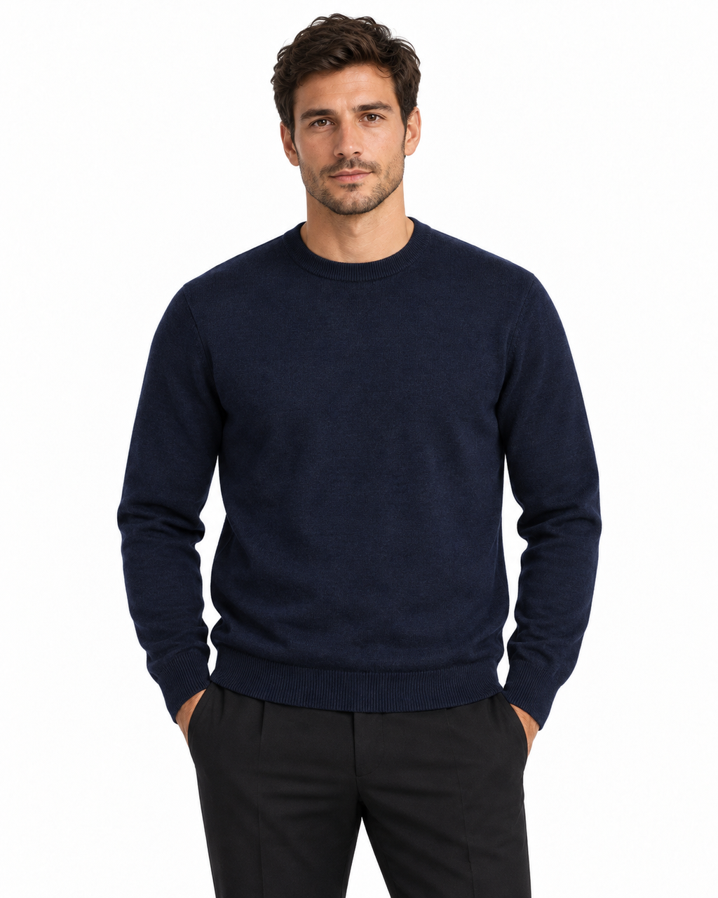 GIROCOLLO M/L BLU - SEINSE