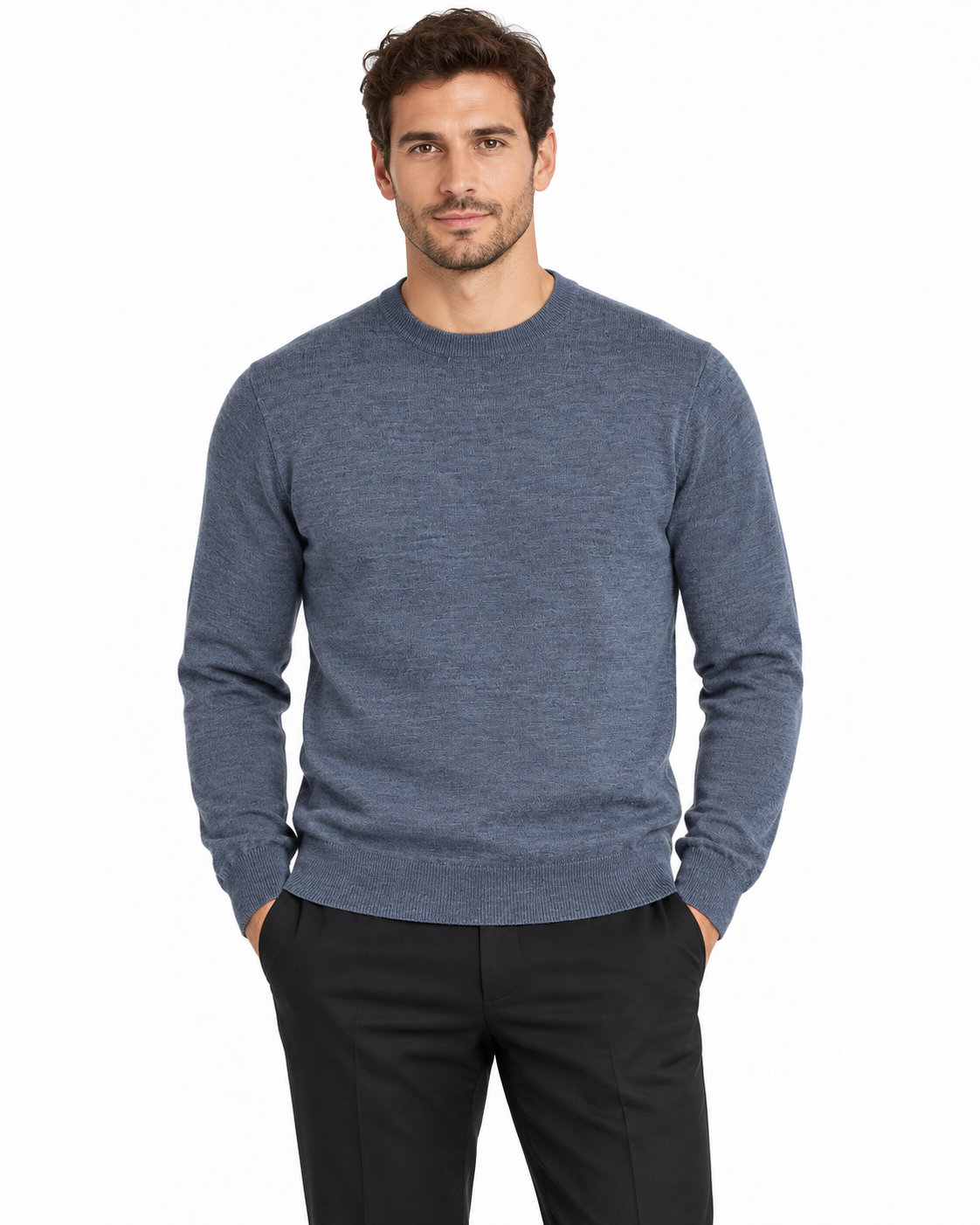 GIROCOLLO M/L GRIGIO - SEINSE