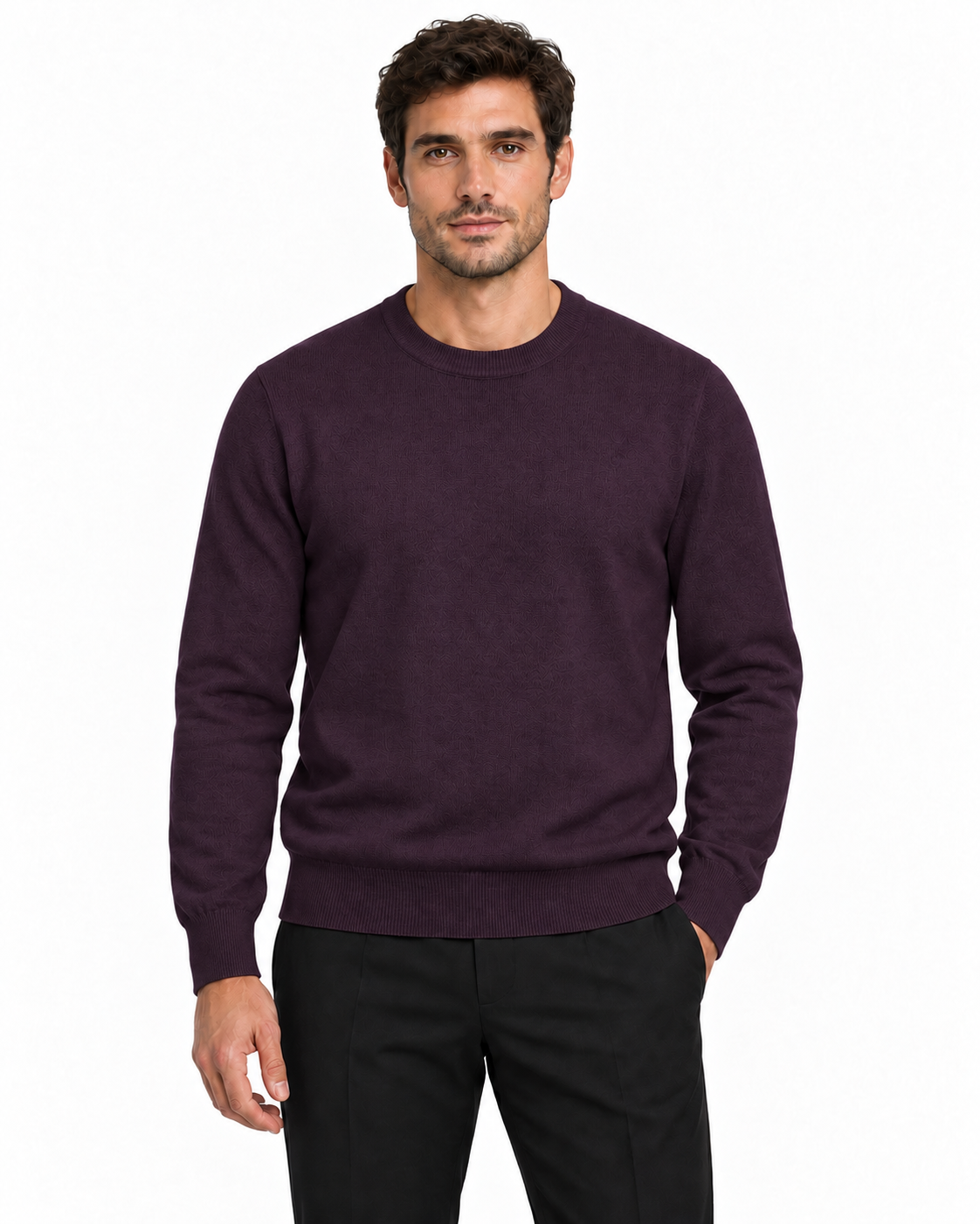 GIROCOLLO M/L MELANZANA - SEINSE