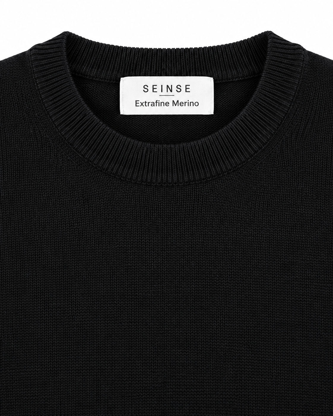 GIROCOLLO M/L NERO - SEINSE