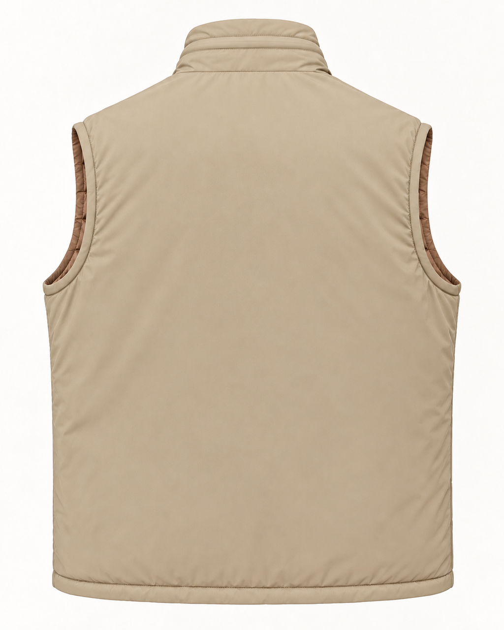 GILET NYLON REVERSIBILE BEIGE - VALERIO VALENTINO