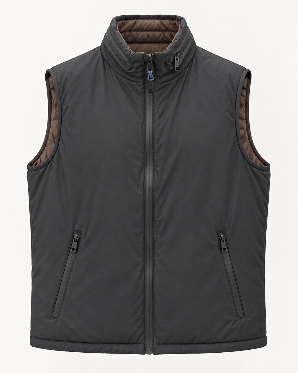 GILET NYLON REVERSIBILE NERO - VALERIO VALENTINO