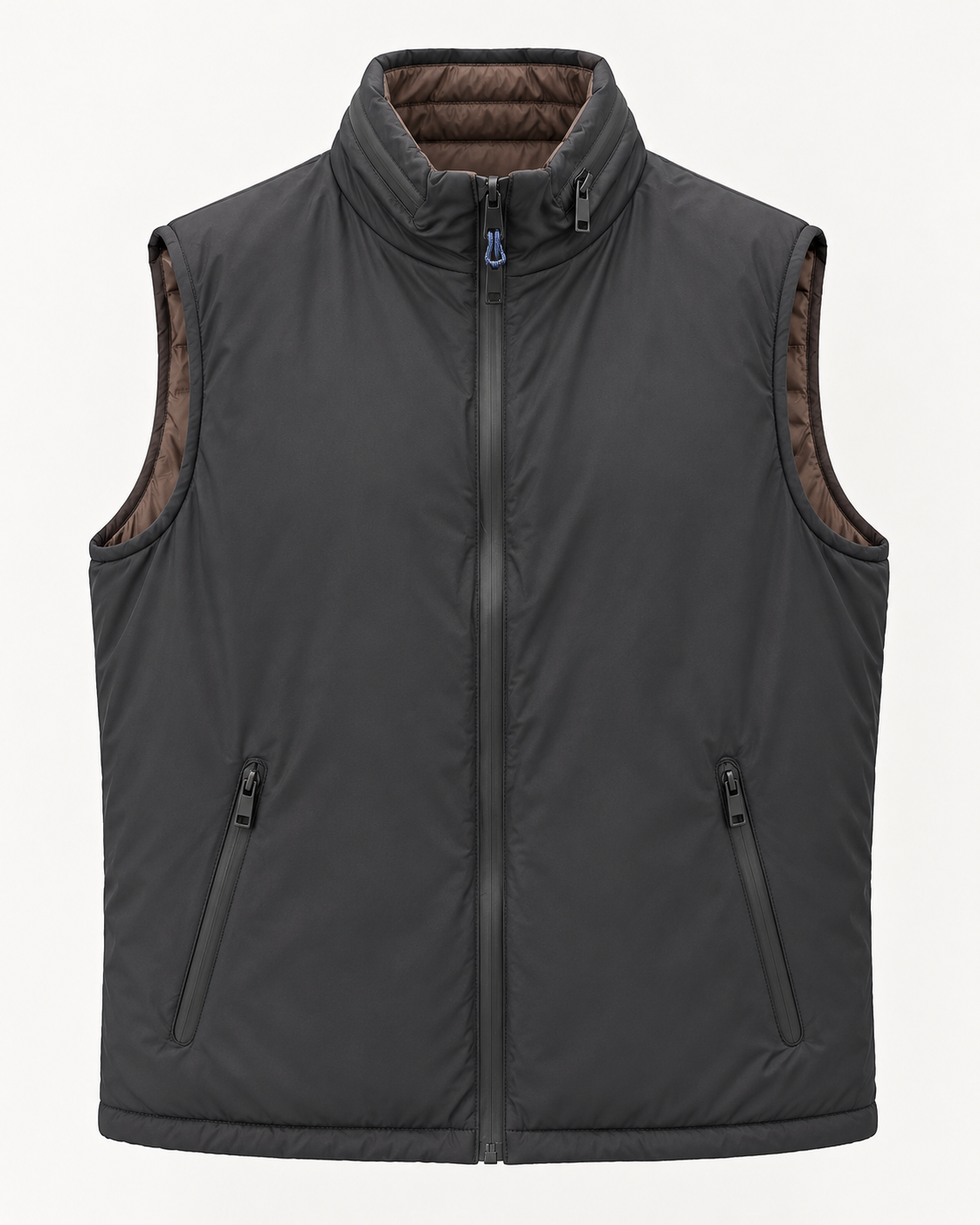 GILET NYLON REVERSIBILE NERO - VALERIO VALENTINO
