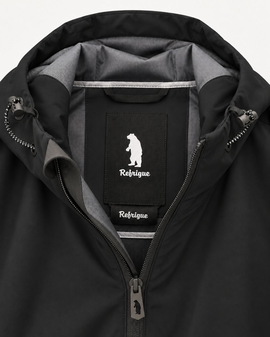 BILLY GIUBB NYLON CAPPUCCIO NERO - DOPPIAVVI