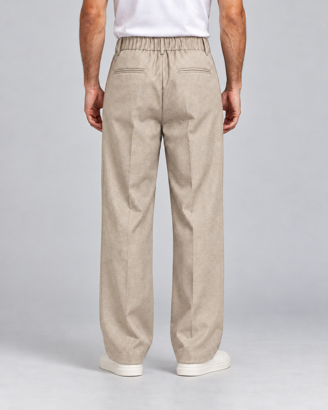 PANTALONE BAGGY TENNESSE BEIGE - VALERIO VALENTINO