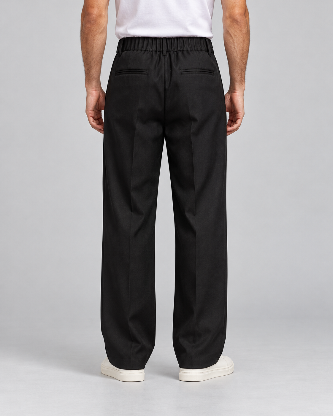 PANTALONE BAGGY TENNESSE NERO - VALERIO VALENTINO
