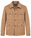 GIUBBINO SHARIANA CAMOSCIO BEIGE - VALERIO VALENTINO