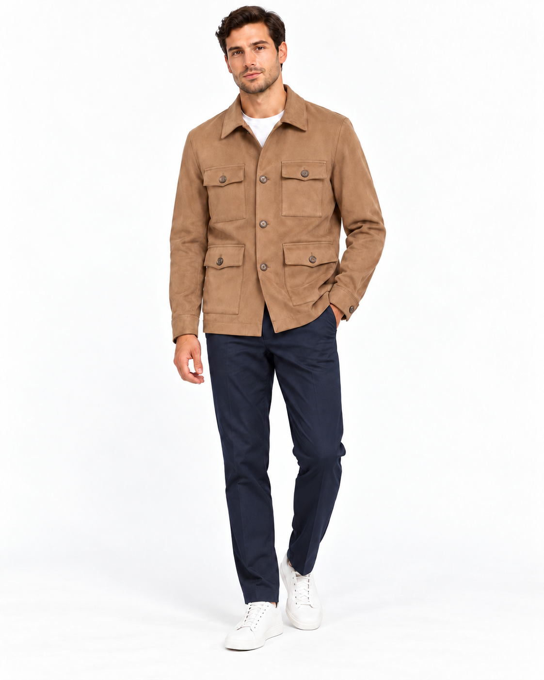 GIUBBINO SHARIANA CAMOSCIO BEIGE - VALERIO VALENTINO