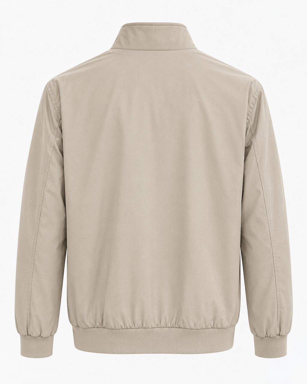 GIUBBINO ZIP COTONE BEIGE - DOPPIAVVI