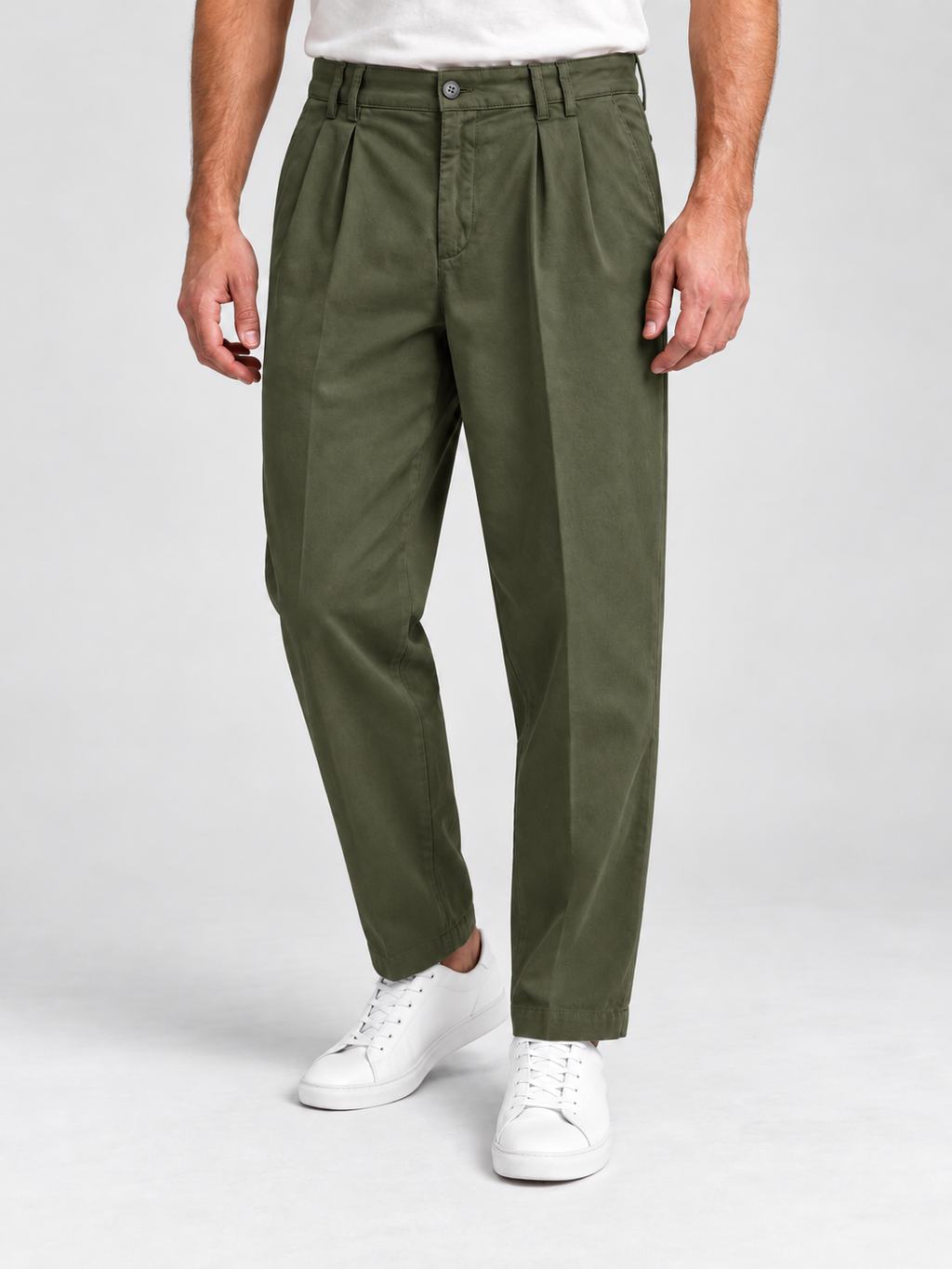 PANTALONE MONTPELLIER D. PANCE VERDE M - VALERIO VALENTINO