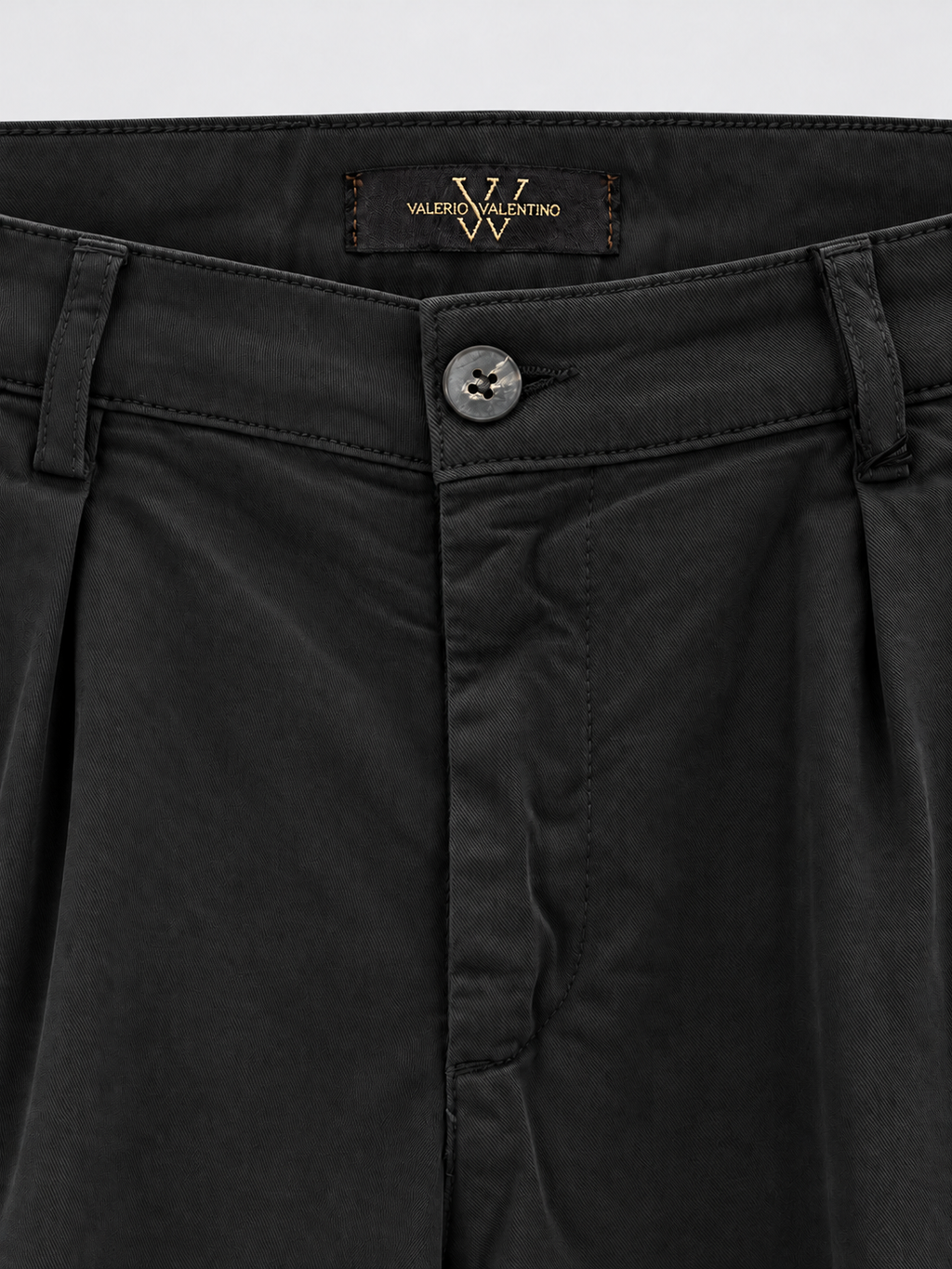 PANTALONE MONTPELLIER D. PANCE NERO - VALERIO VALENTINO