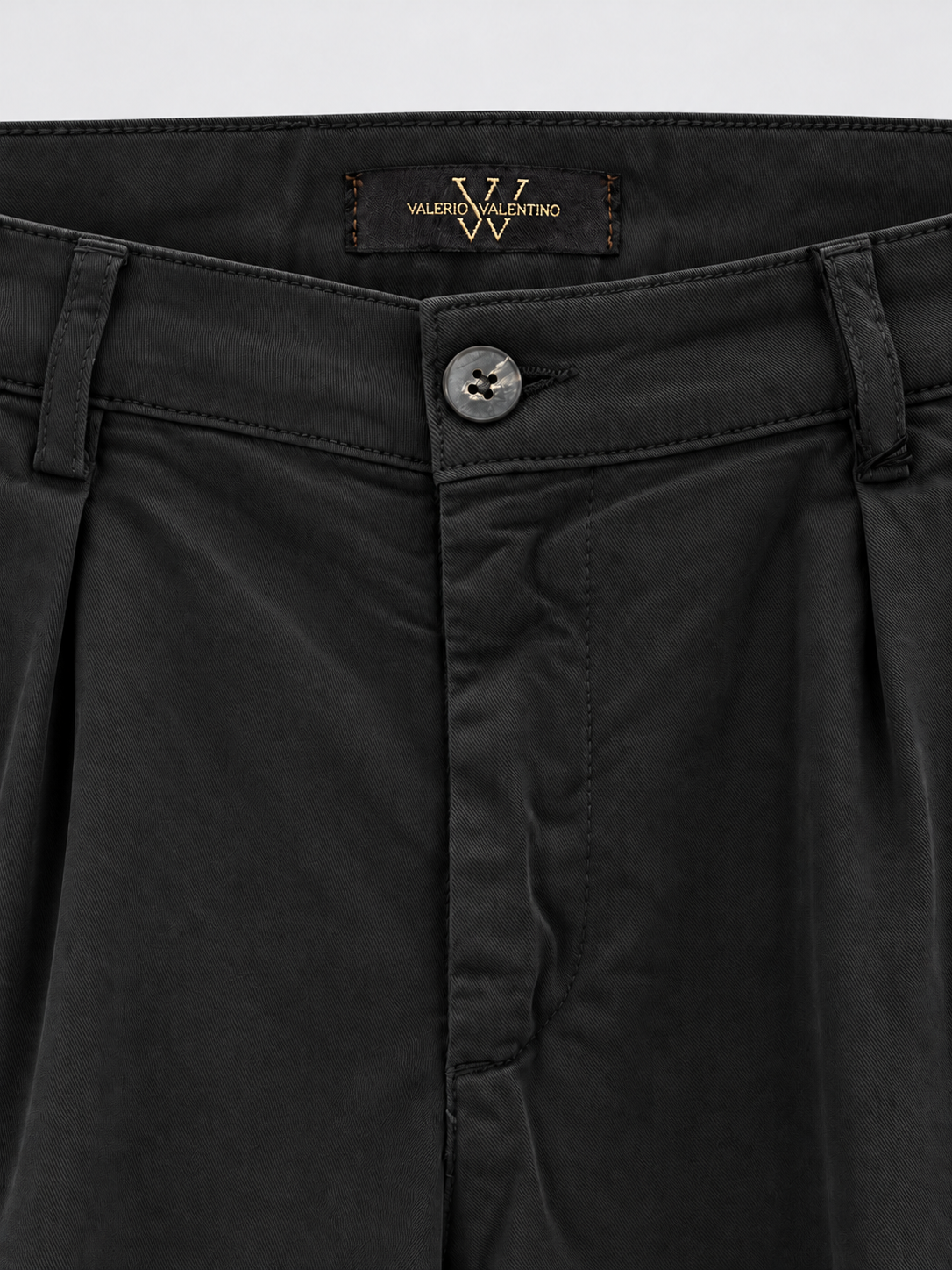 PANTALONE MONTPELLIER D. PANCE NERO - VALERIO VALENTINO