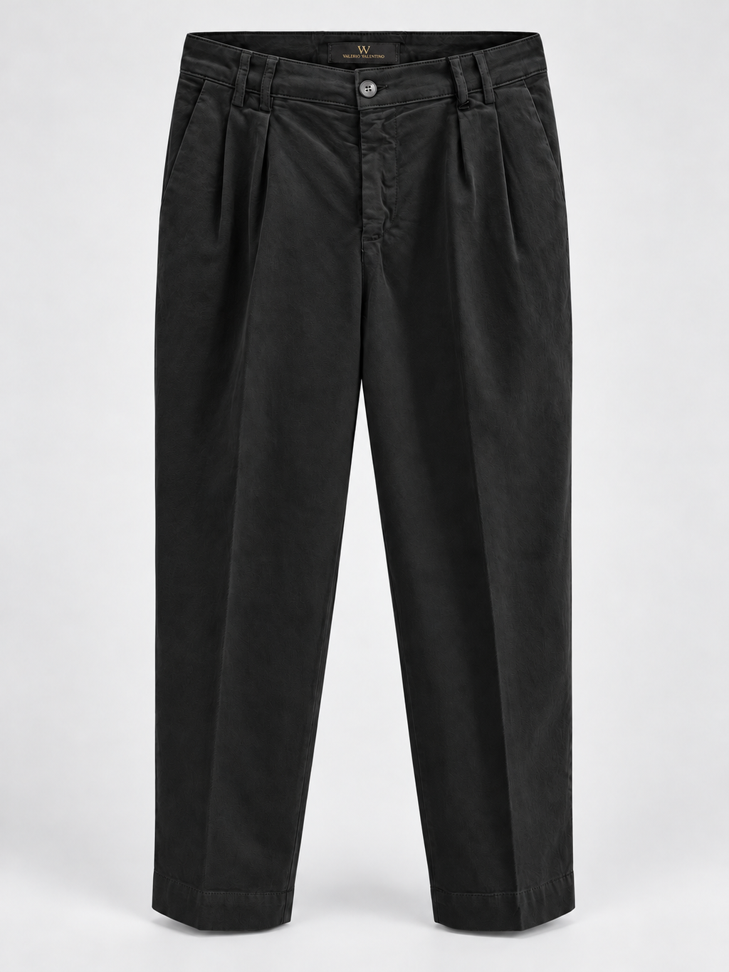 PANTALONE MONTPELLIER D. PANCE NERO - VALERIO VALENTINO
