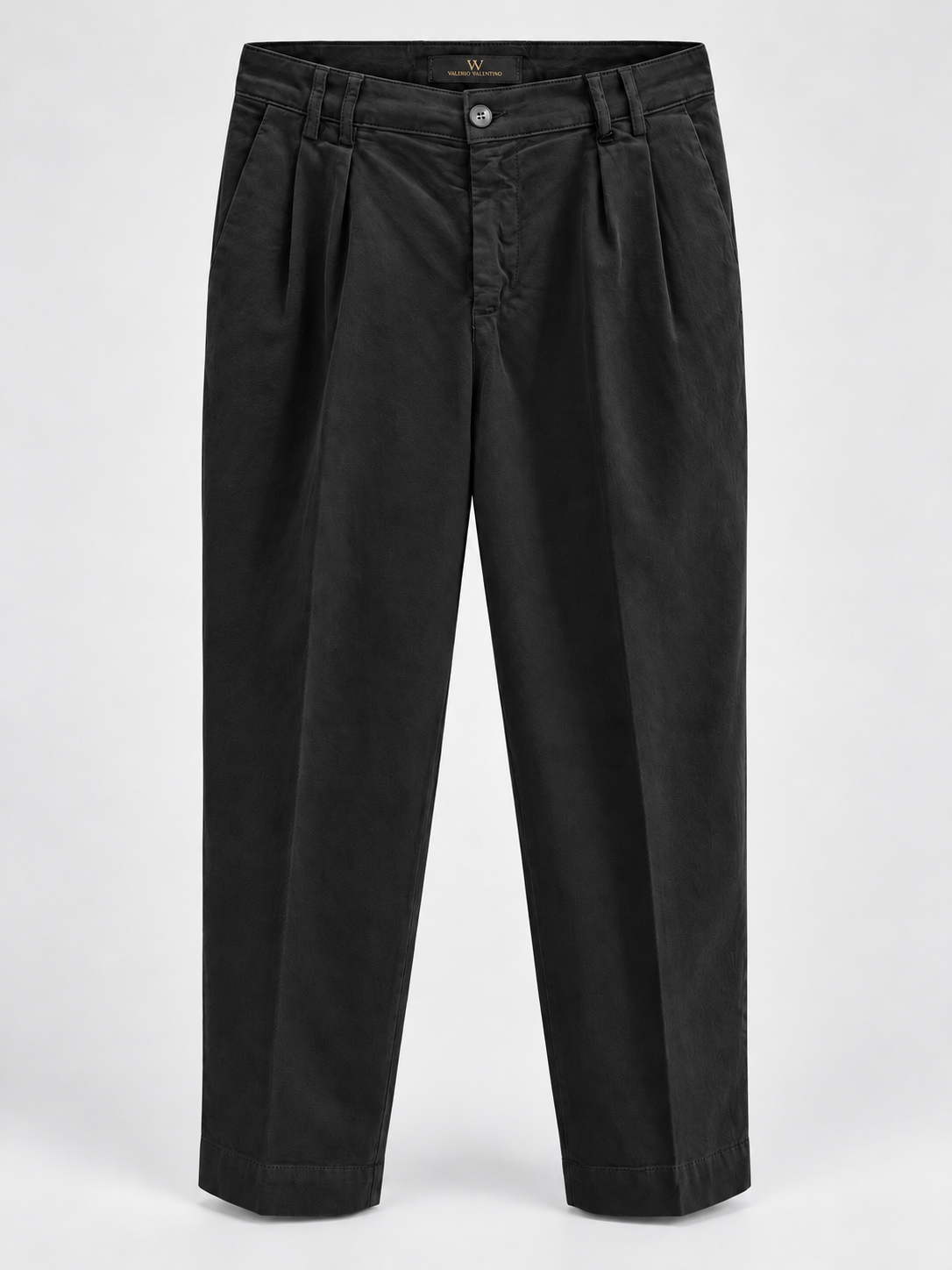 PANTALONE MONTPELLIER D. PANCE NERO - VALERIO VALENTINO