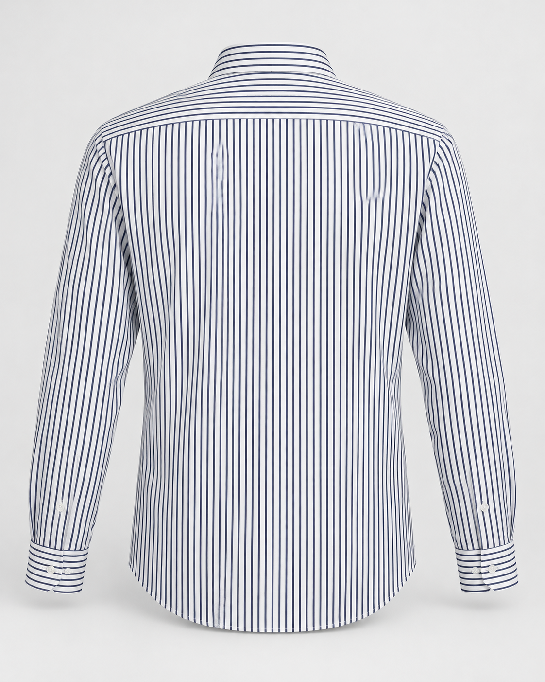 CAMICIA SLIM RIGATO BLU - MIGLIACCIO