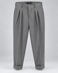 PANTALONE TASMANIA PANCE GRIGIO - VALERIO VALENTINO