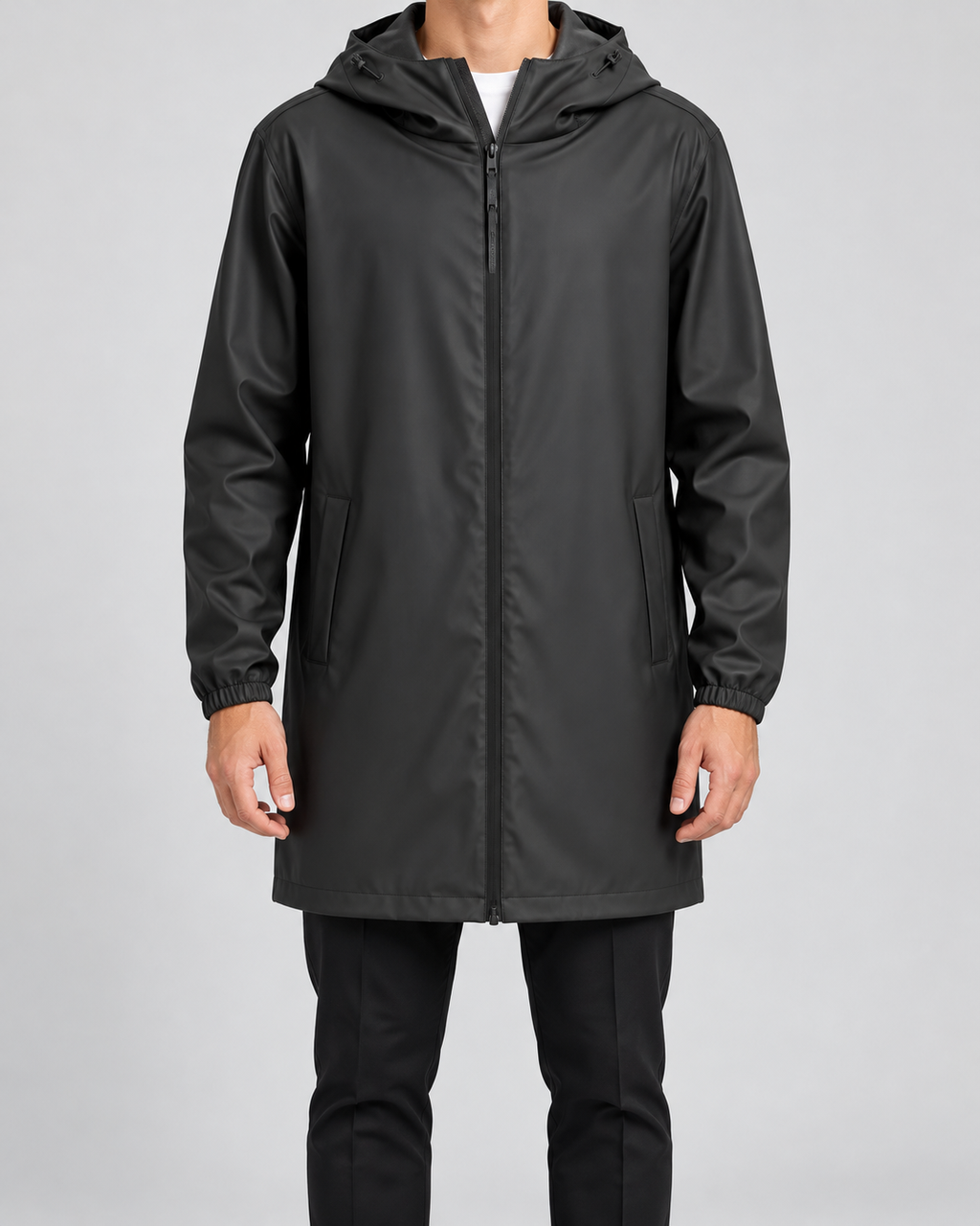 SLHDON RAIN JKTW GIUBBINO CAPPUCCIO UNIGA - SELECTED
