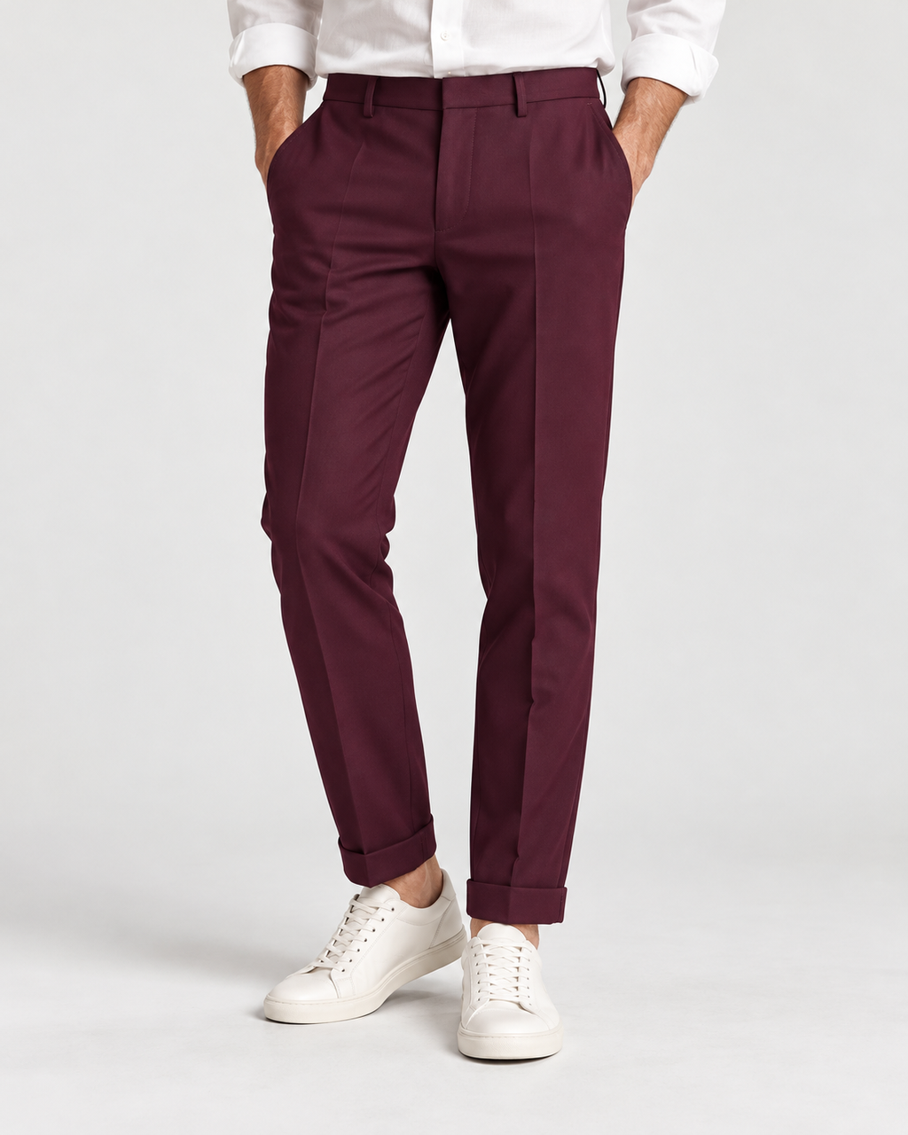 CHINO TENNESSE SLIM BORDO - DOPPIAVVI