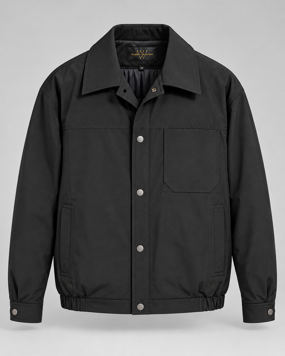 GIUBBINO NYLON NERO - VALERIO VALENTINO
