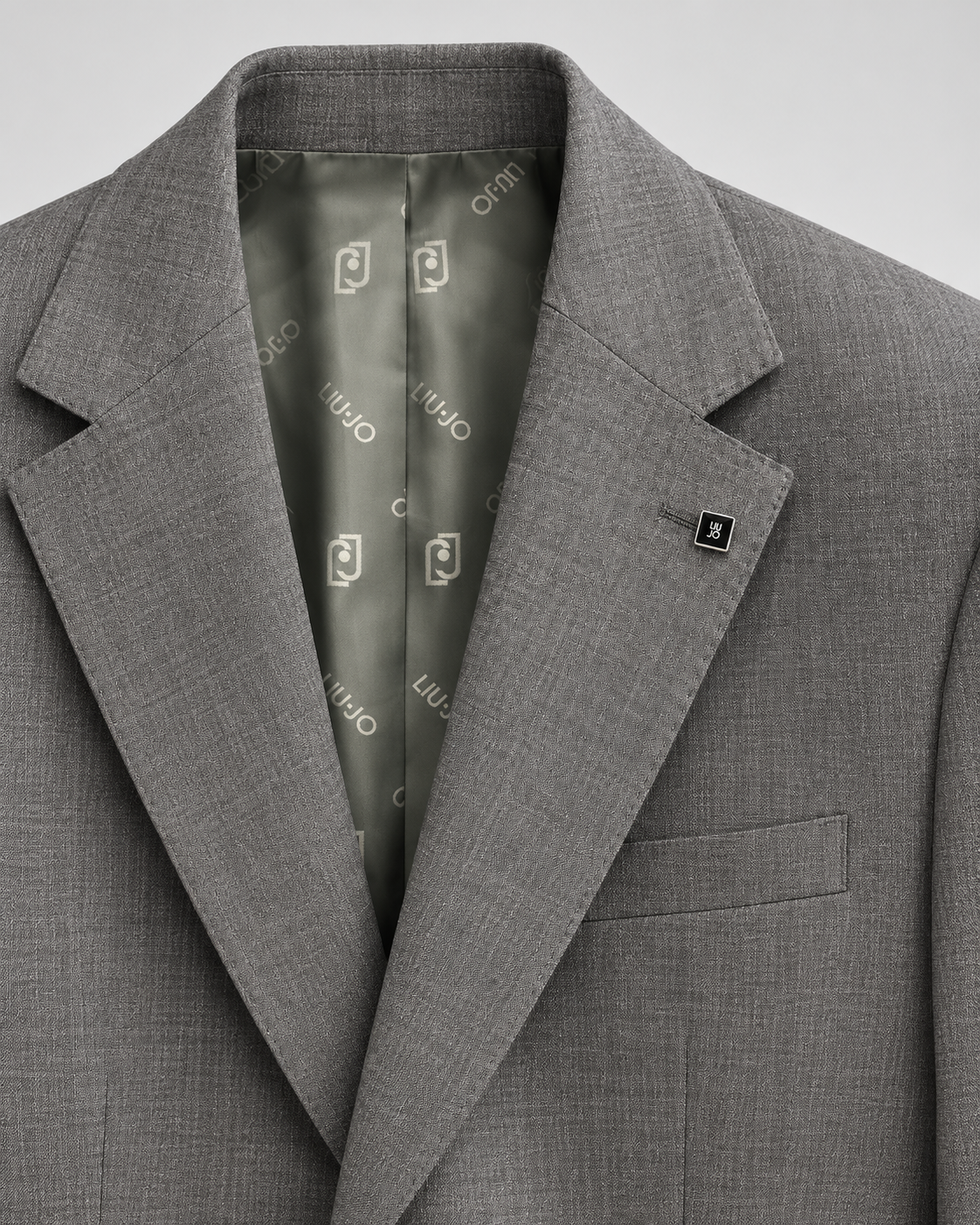 GIACCA BLAZERWOOL GREY MEL - LIU-JO