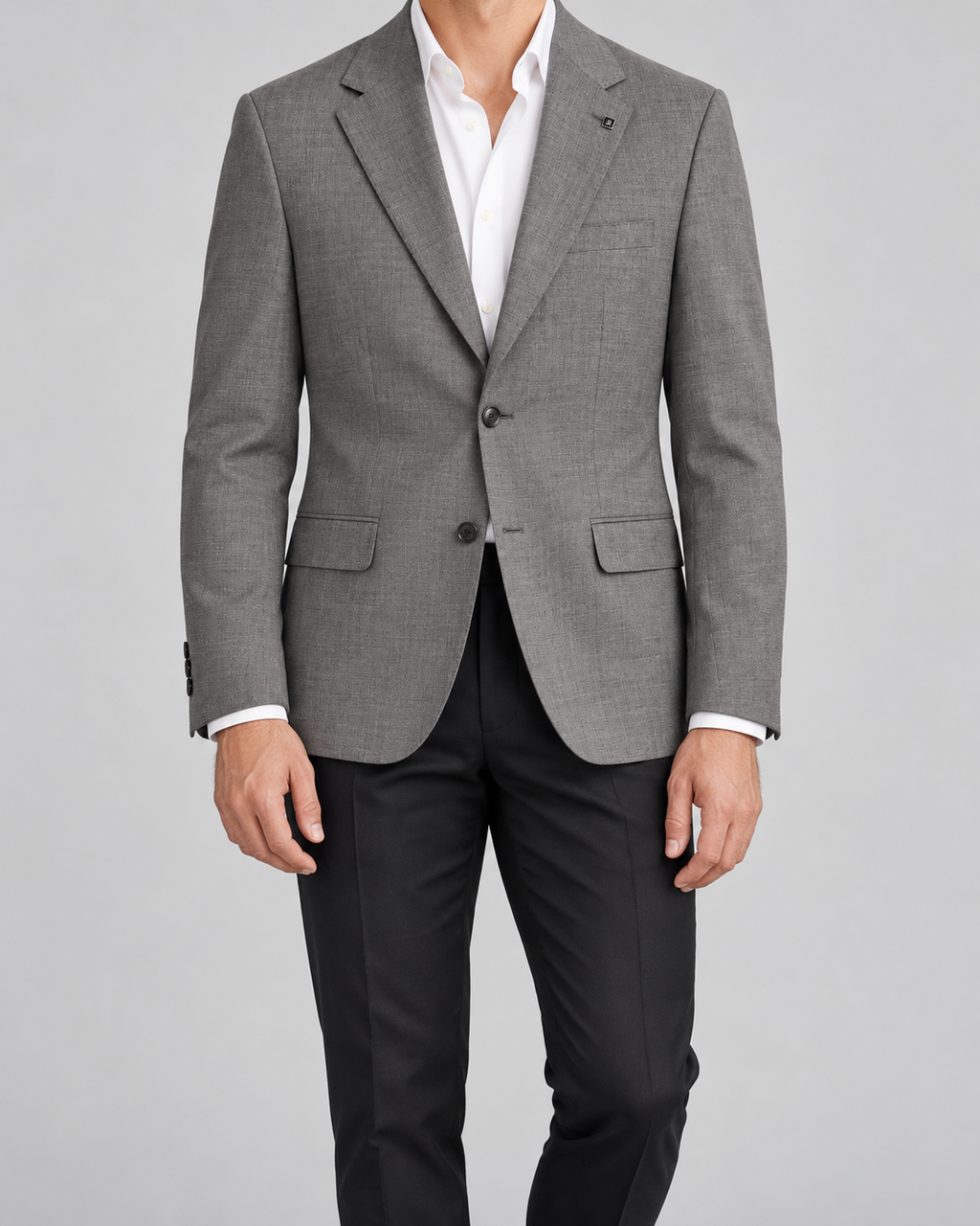 GIACCA BLAZERWOOL GREY MEL - LIU-JO