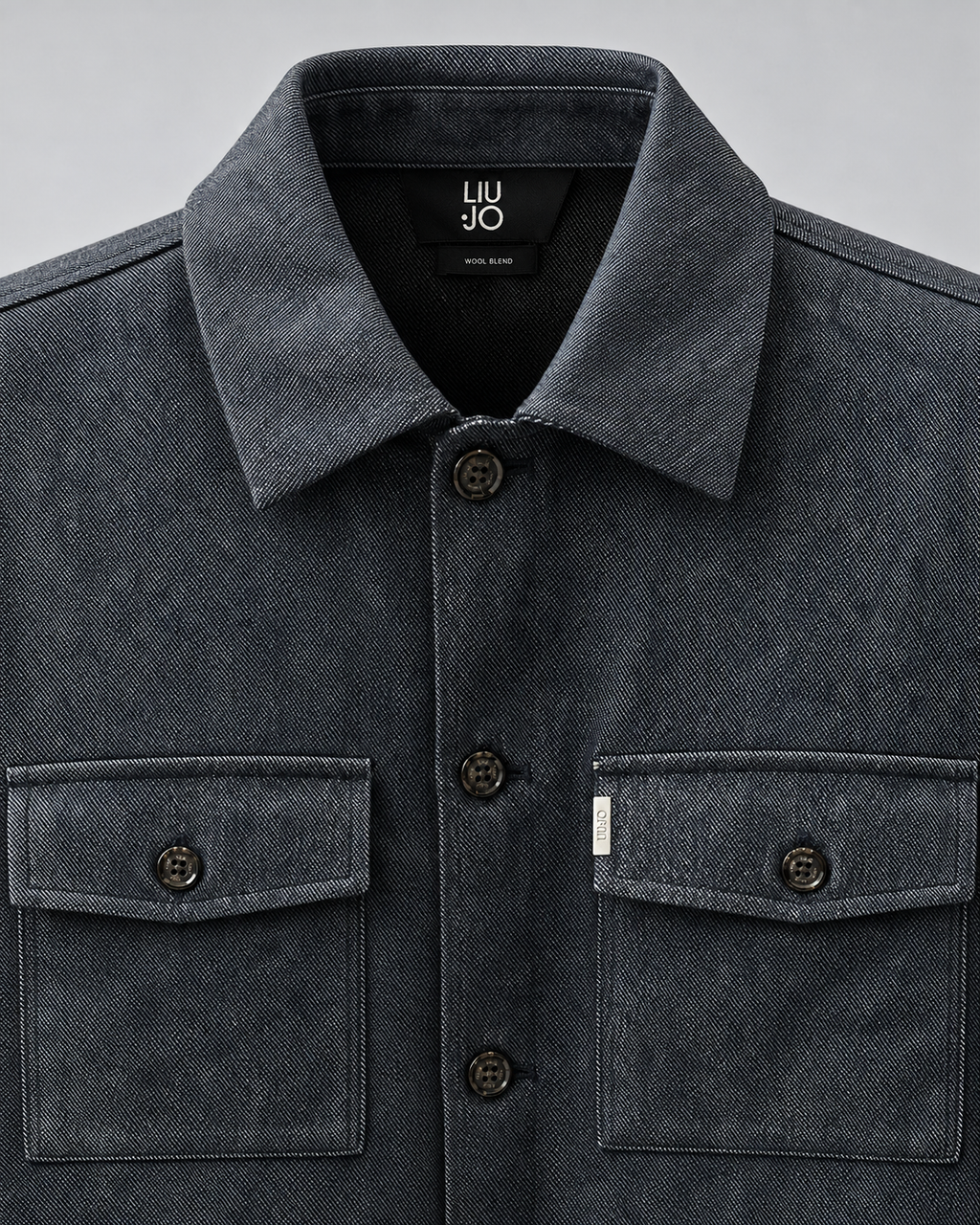 CAMICIA DENIM ML WOOL BLEND - LIU-JO