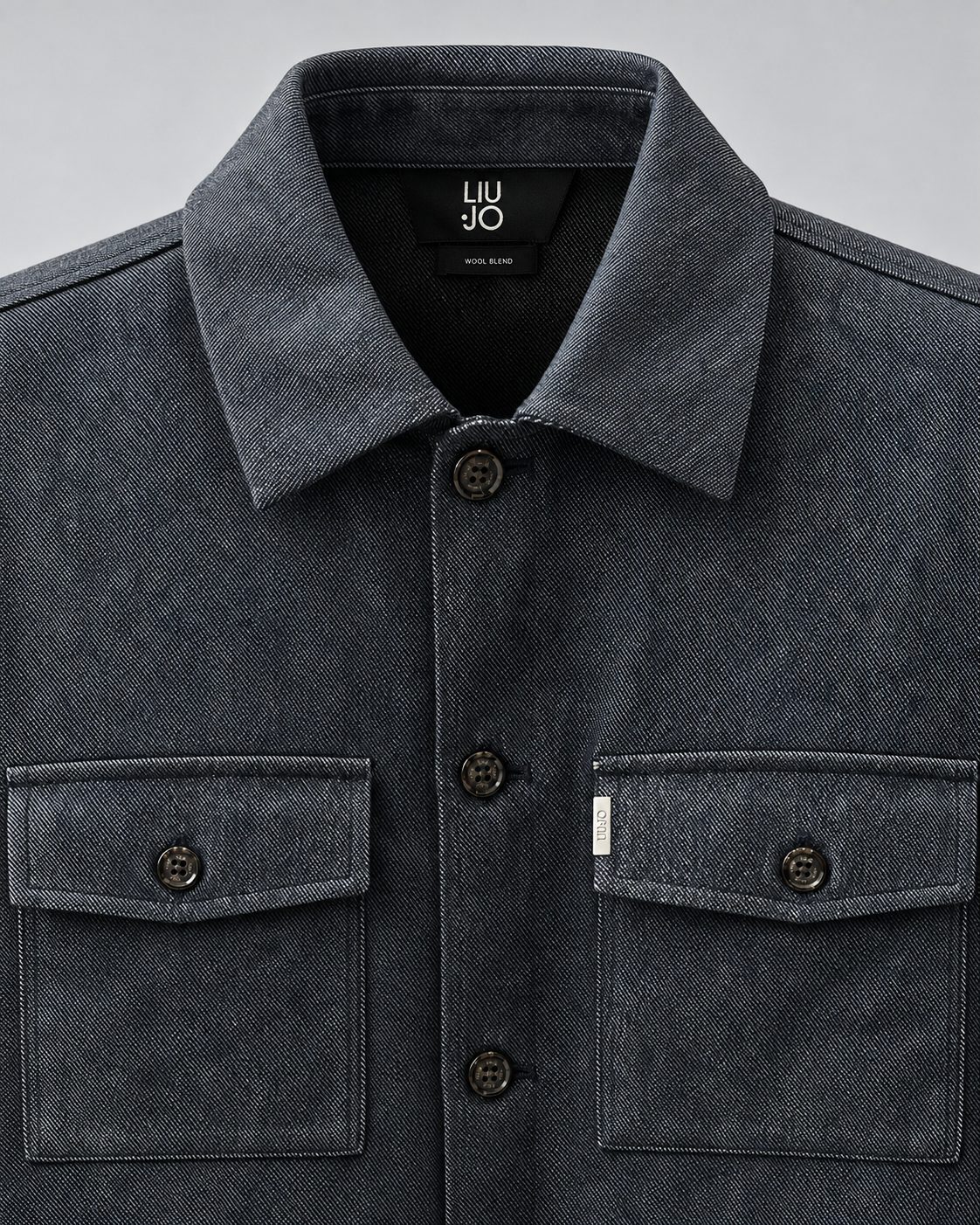 CAMICIA DENIM ML WOOL BLEND - LIU-JO