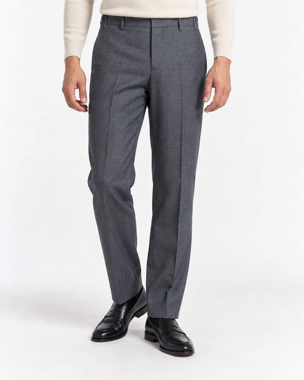 PANTALONE LANA TAM ANTRACITE - BENABRE'