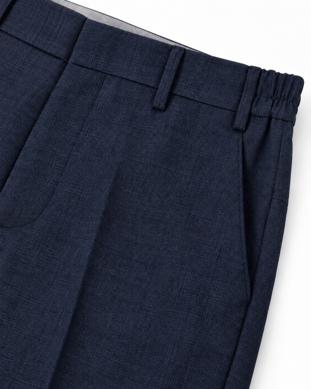 PANTALONE LANA TAM BLU - BENABRE'