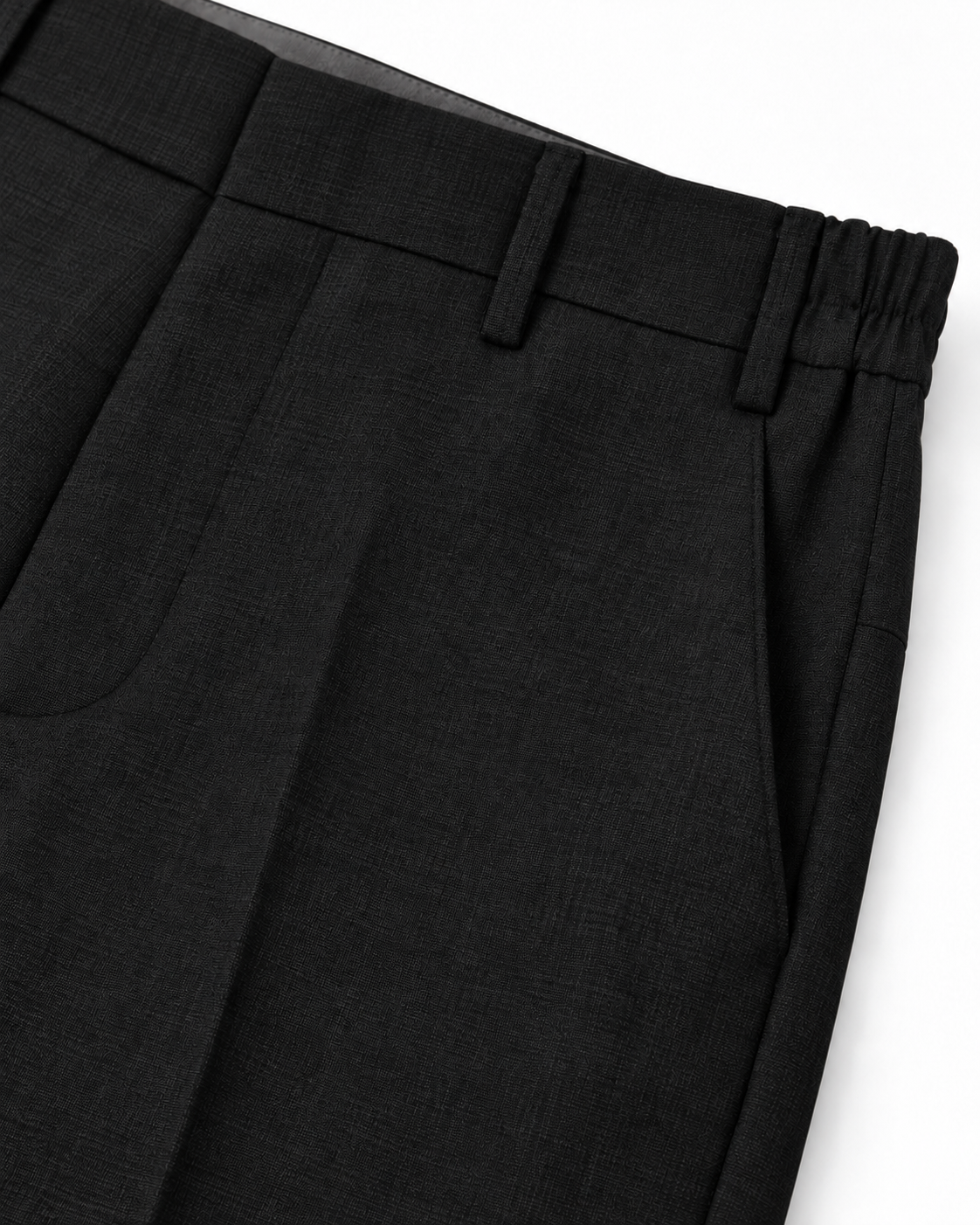 PANTALONE LANA TAM NERO - BENABRE'