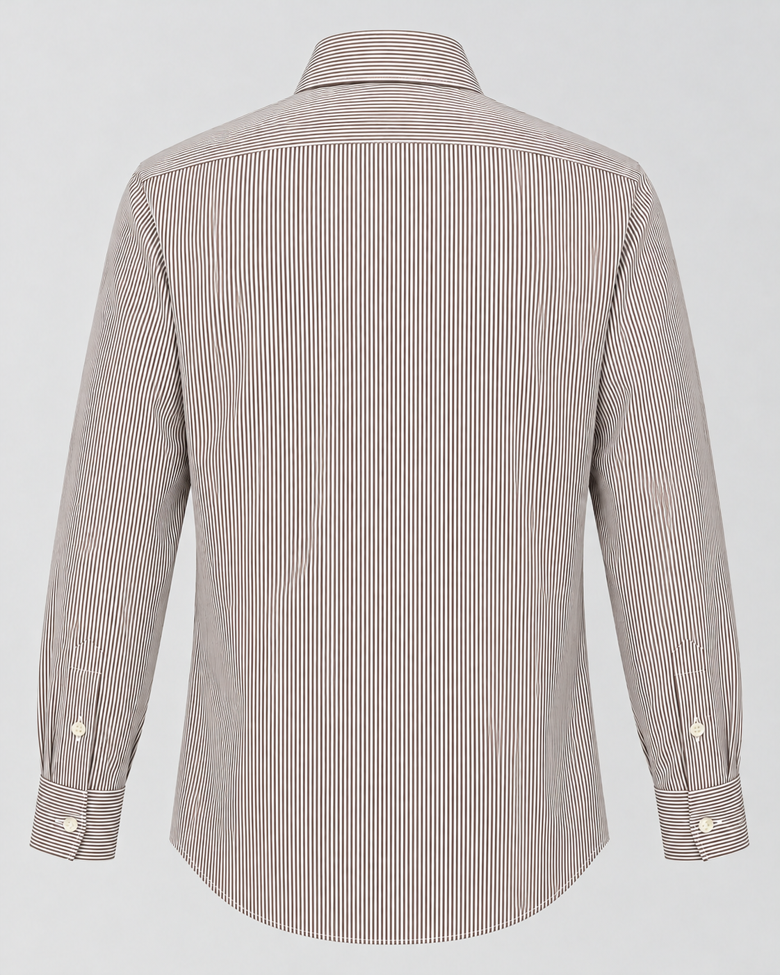 CAMICIA SLIM RIGATO MORO - MIGLIACCIO